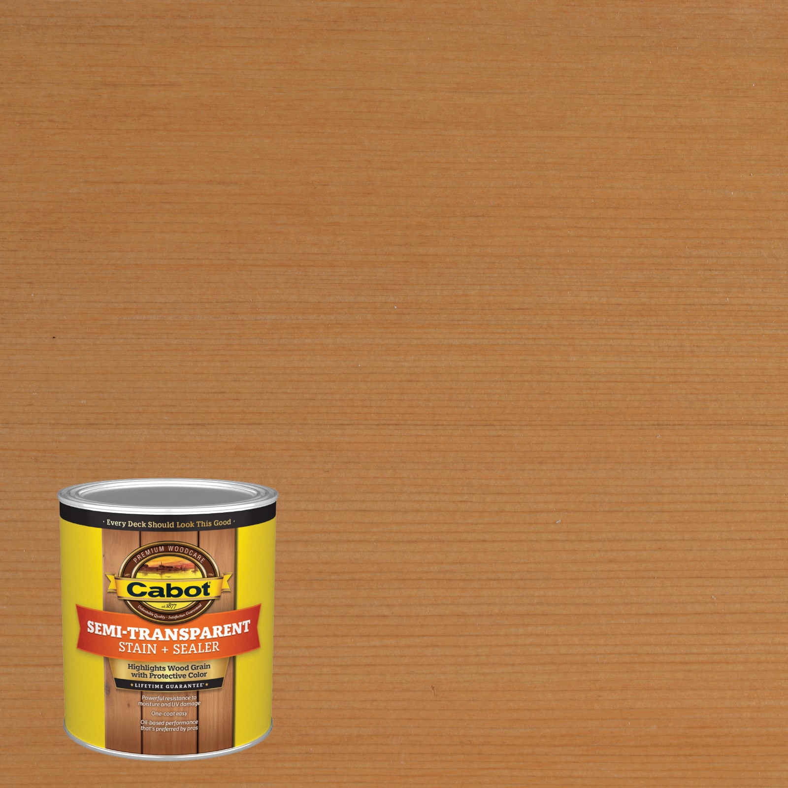 Cabot FRONTIER-1028058 Frontier Semi-transparent Exterior Wood Stain and Sealer in One ( 1-quart )
