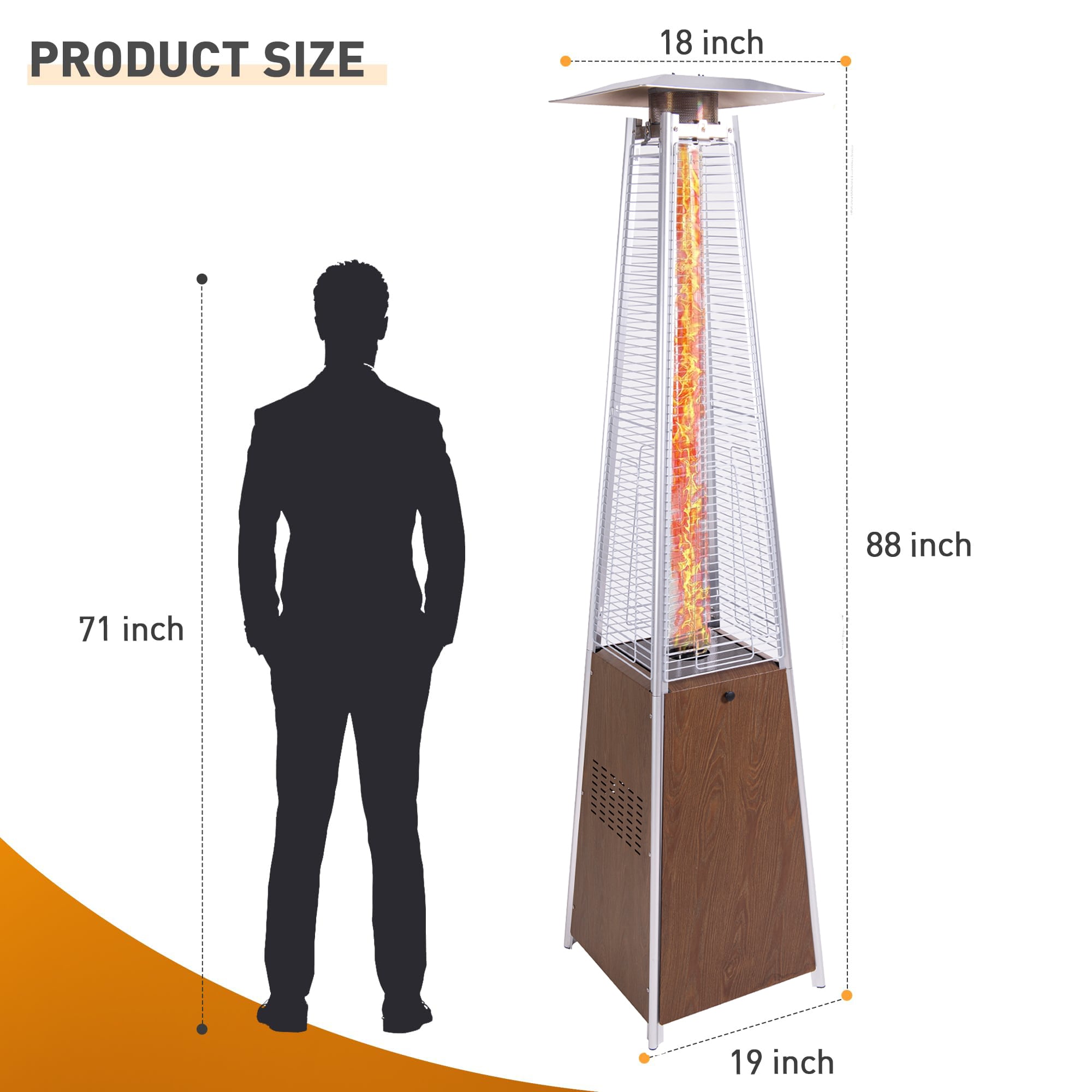 Tatayosi JL-2P366686 Outdoor-Gas-Patio-Heaters - View #2