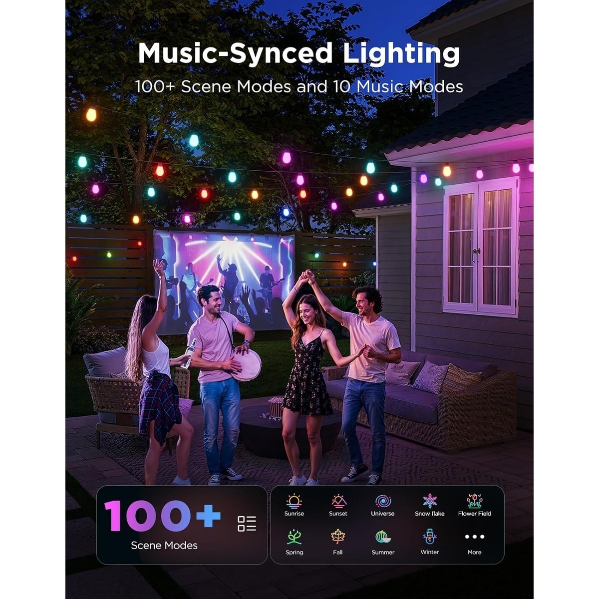 HEKCUIX LULIN-5A101A Patio-String-Lights - View #3