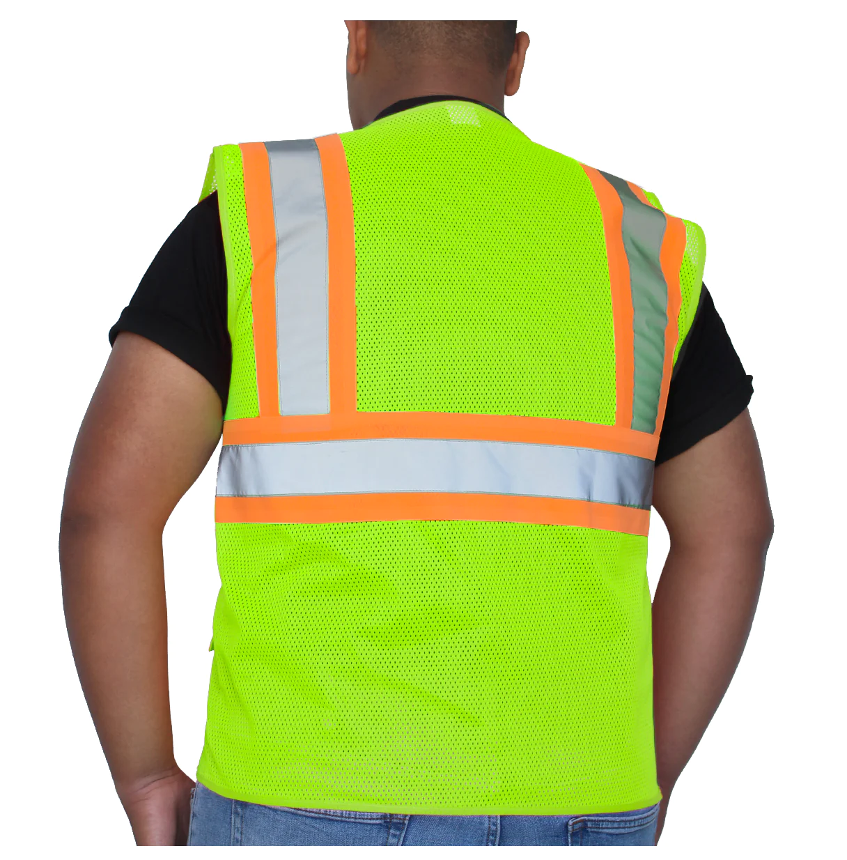 Glow Shield Green Safety Vest Class 2 (Size L) - High Visibility ...