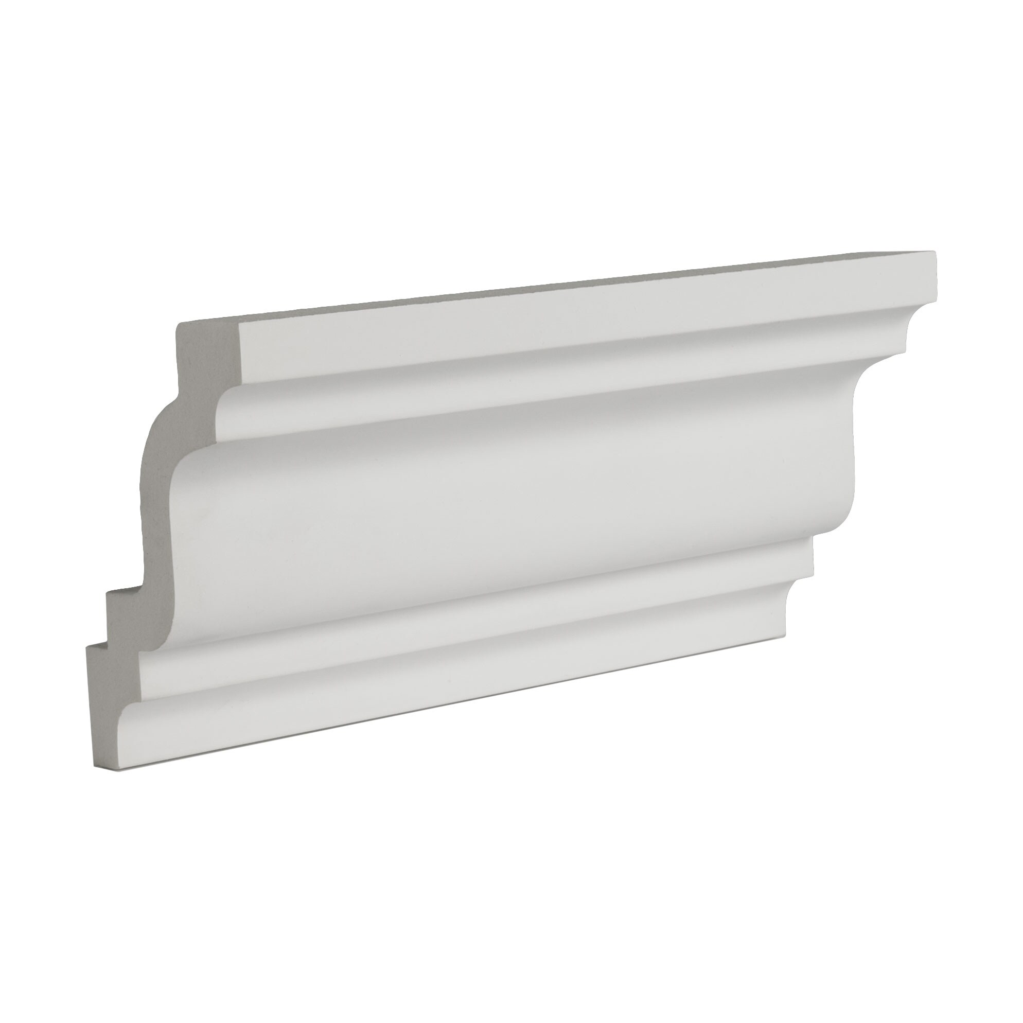 Architectural Products by Outwater 3P5.37.01285 Small Sample 3-in x 6-in Primed Polyurethane Crown Moulding
