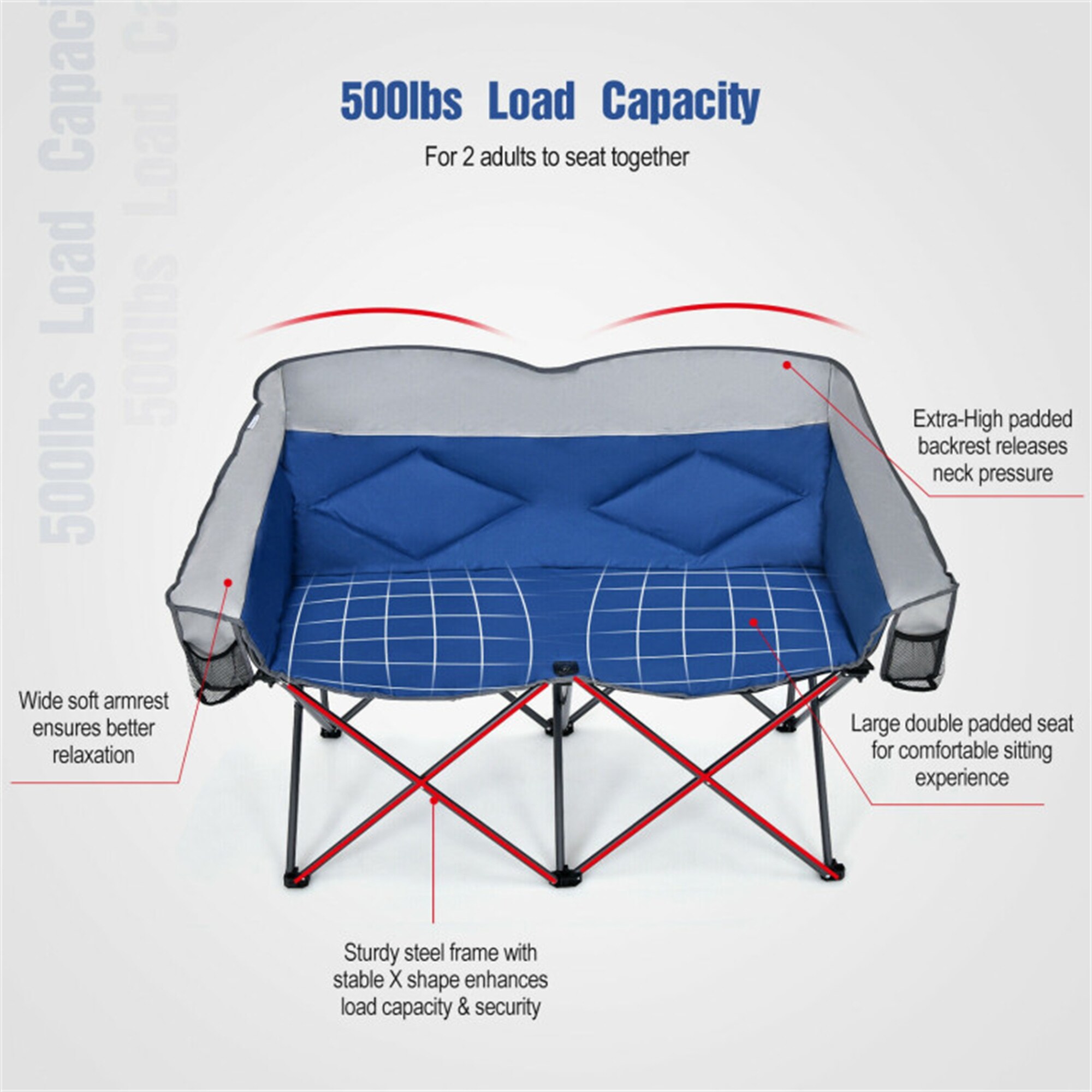 BABOOM BOM-70772BL-CO Beach-Camping-Chairs - View #9