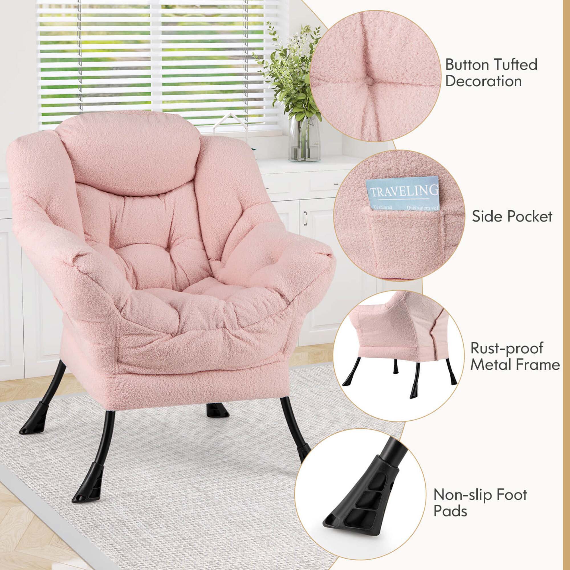 Costway HCST03407 chairs - View #6