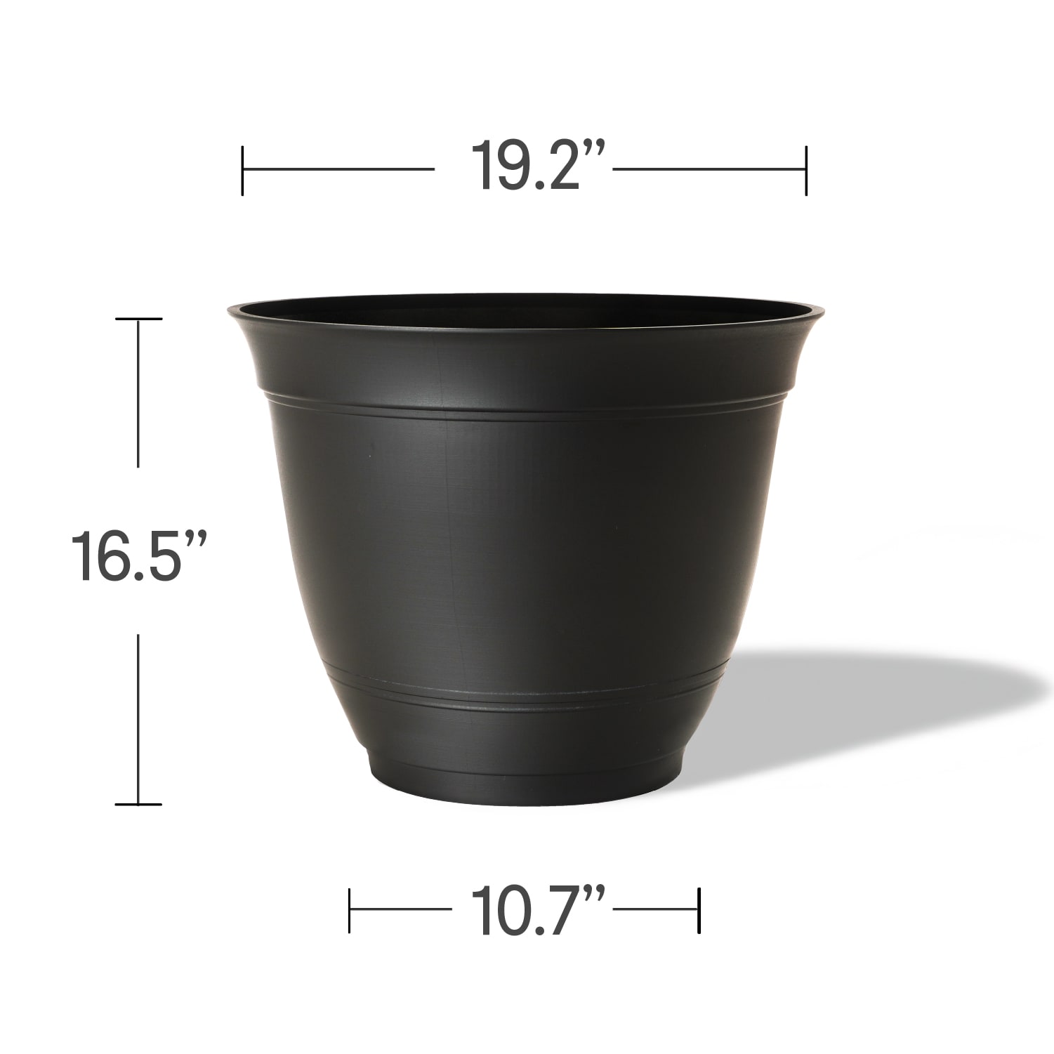 Style Selections DP2132C-BLACK Planter-Window-Box - View #3