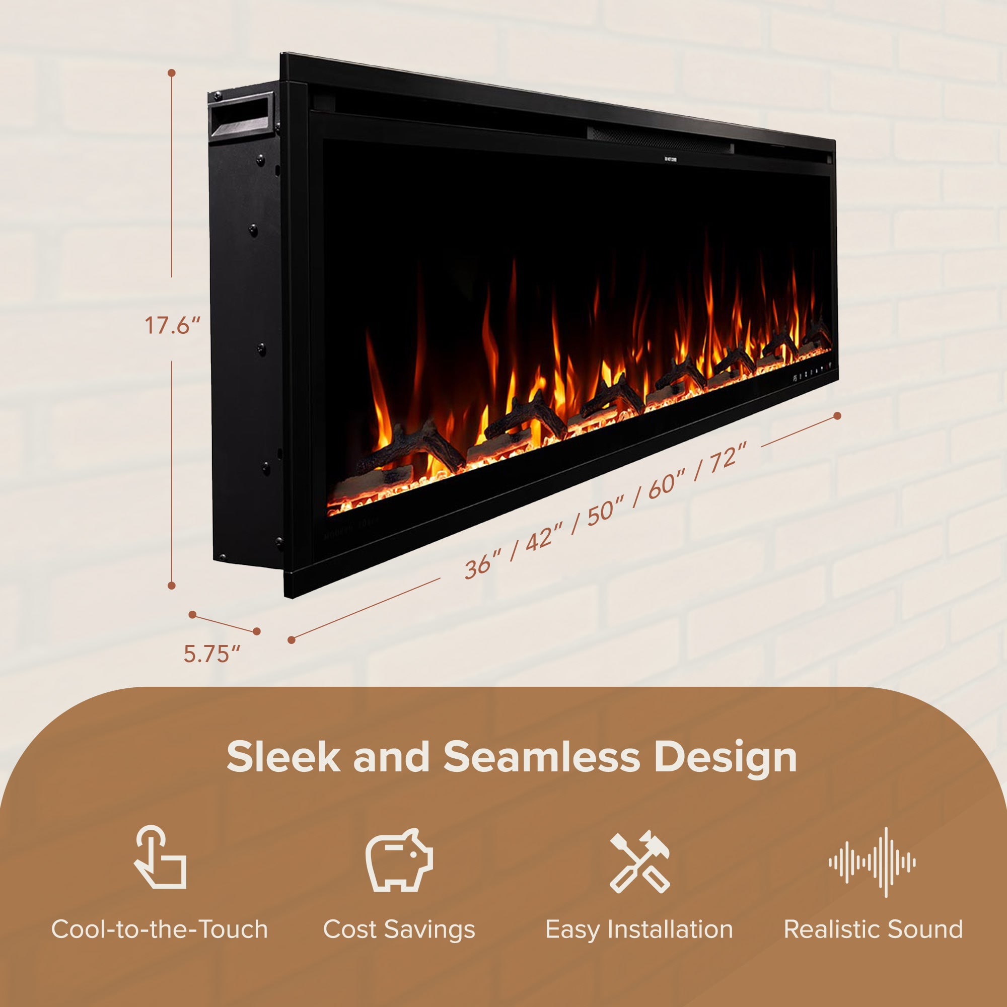 Modern Ember ME-SL60 Electric-Fireplaces - View #6