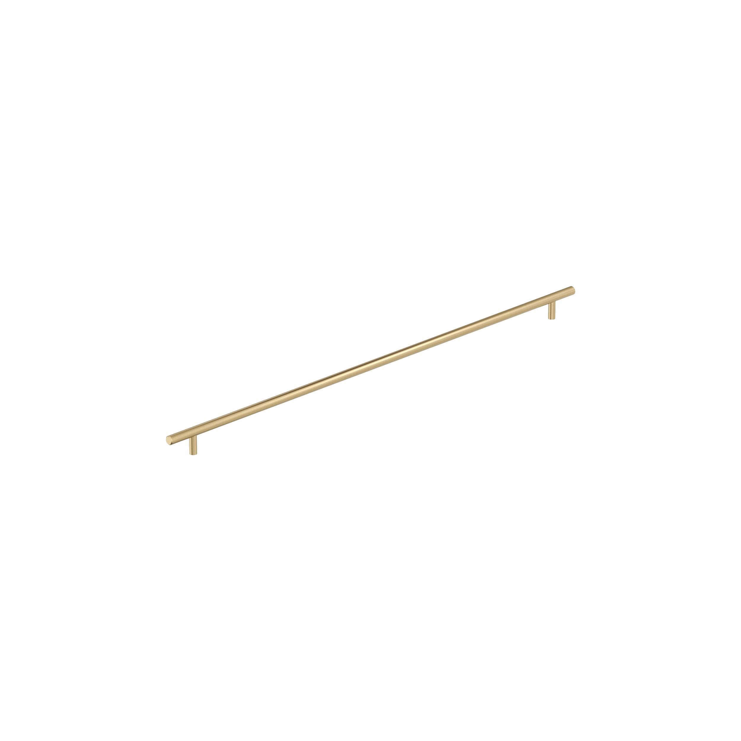 Amerock BP19018CZ Bar Pulls 25-3/16-in , 640mm Center to Center Champagne Bronze Cylindrical Bar