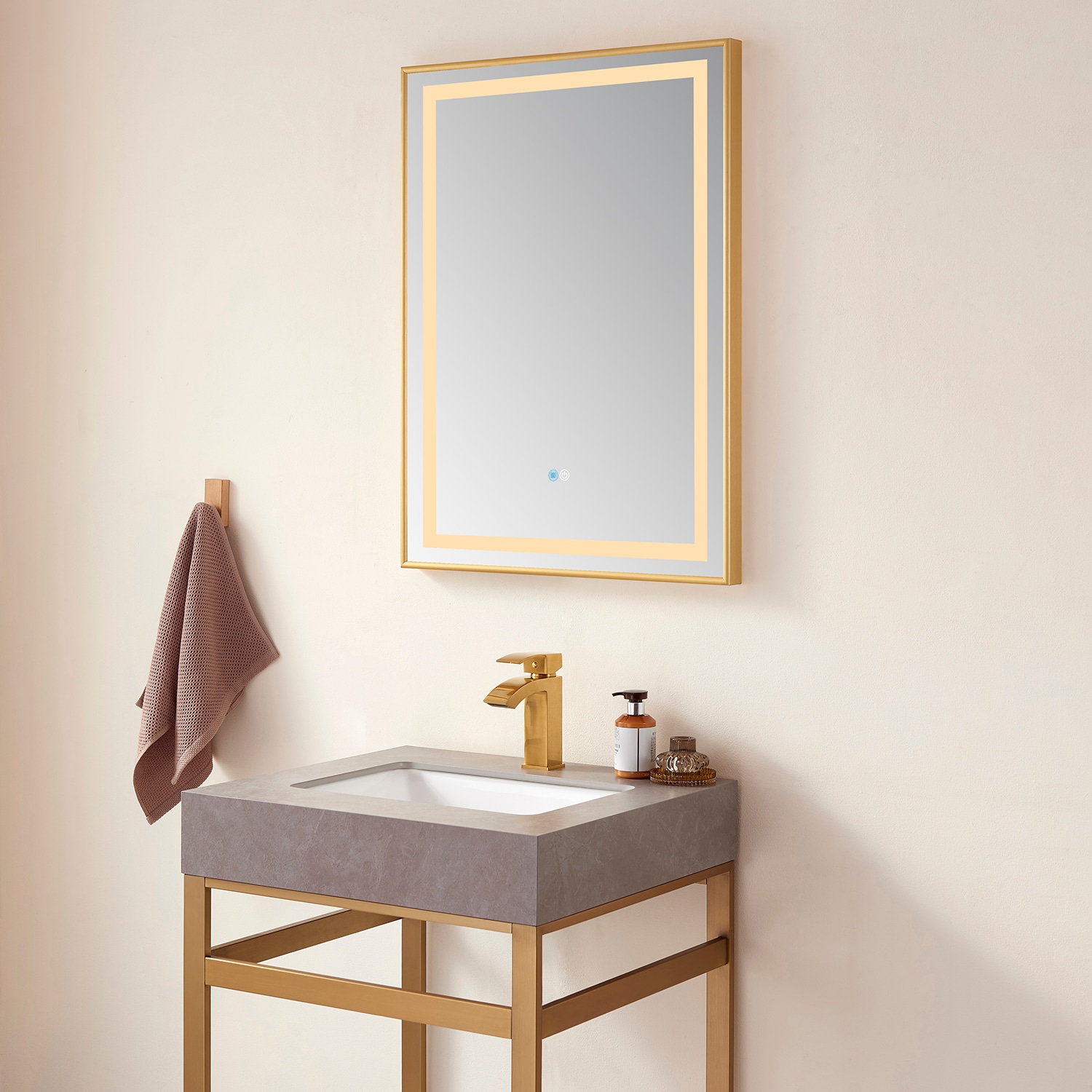 Vinnova 802524-LED-BG Framed-Bath-Mirrors - View #3