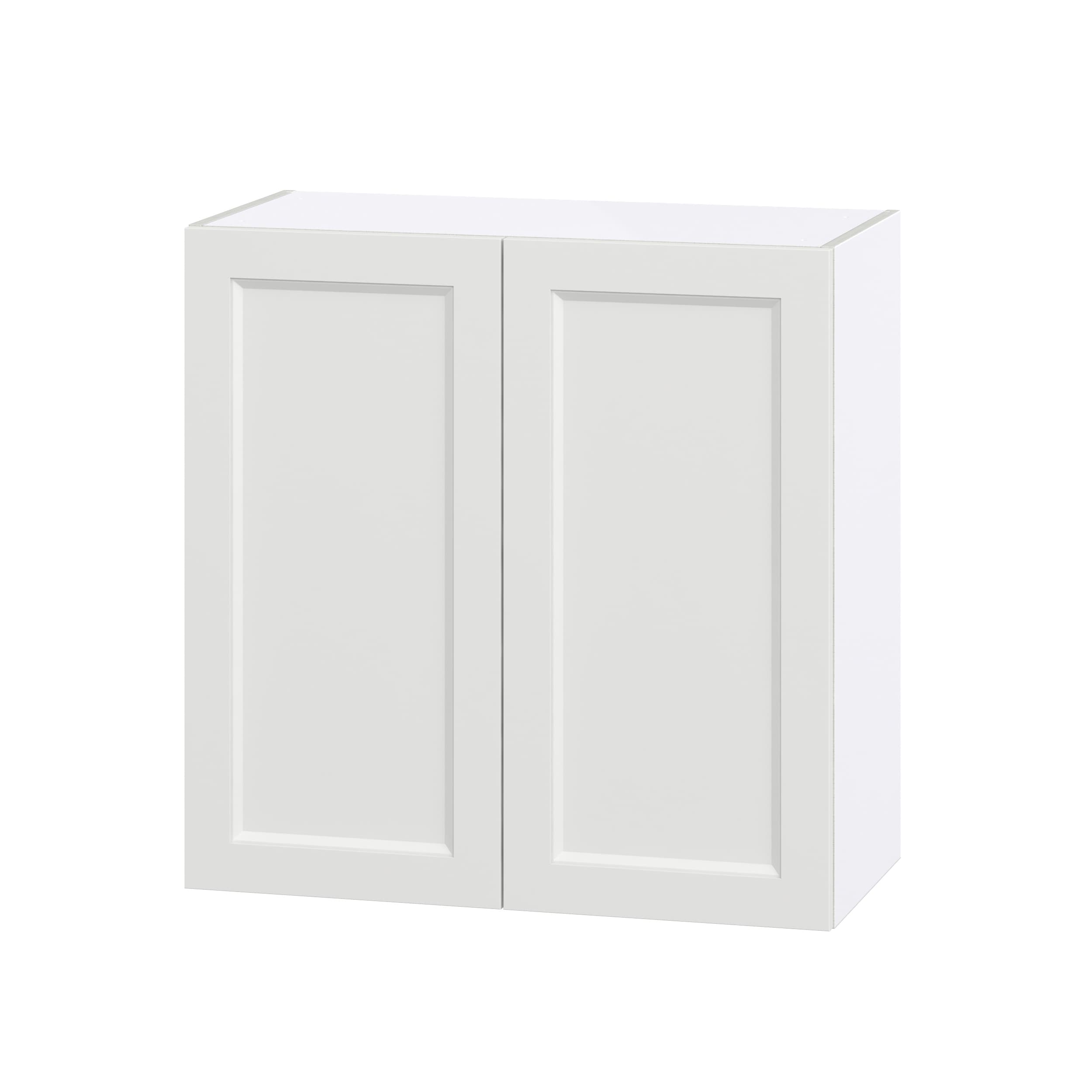 Hugo&Borg Riviera 36-in W x 30-in H x 14-in D Bright White Wall Fully Assembled Cabinet (Recessed Panel Shaker Door Style)