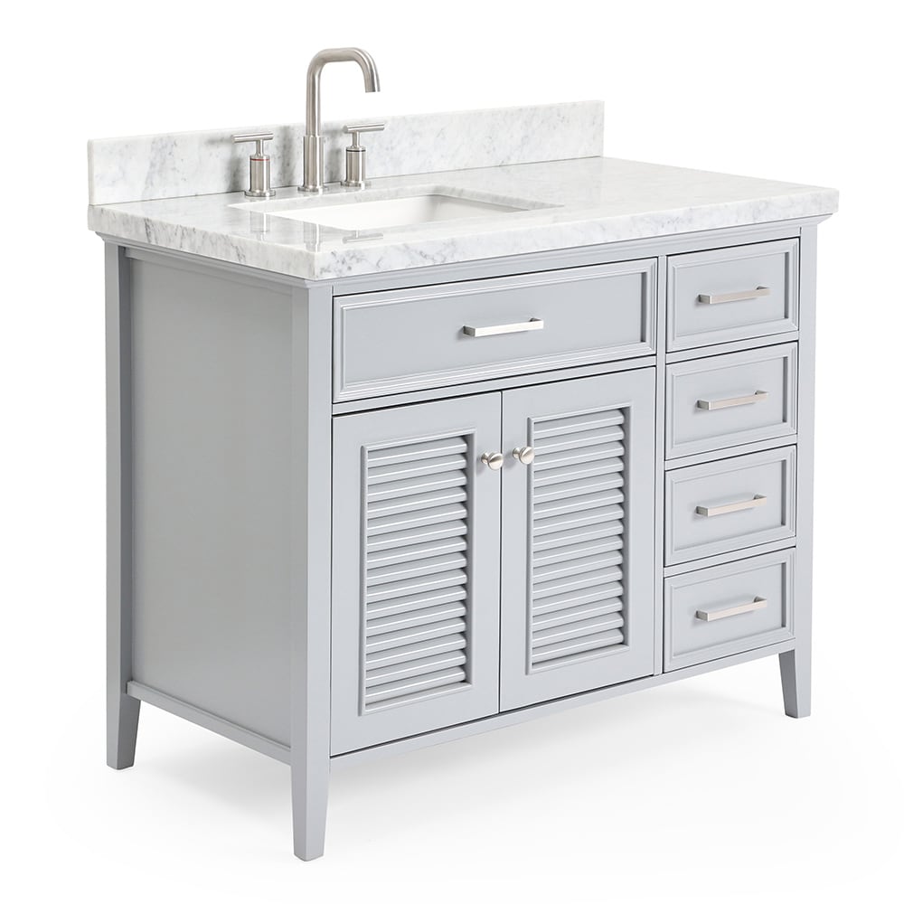 ARIEL D043S-L-VO-GRY Bath-Vanity-Combo - View #3