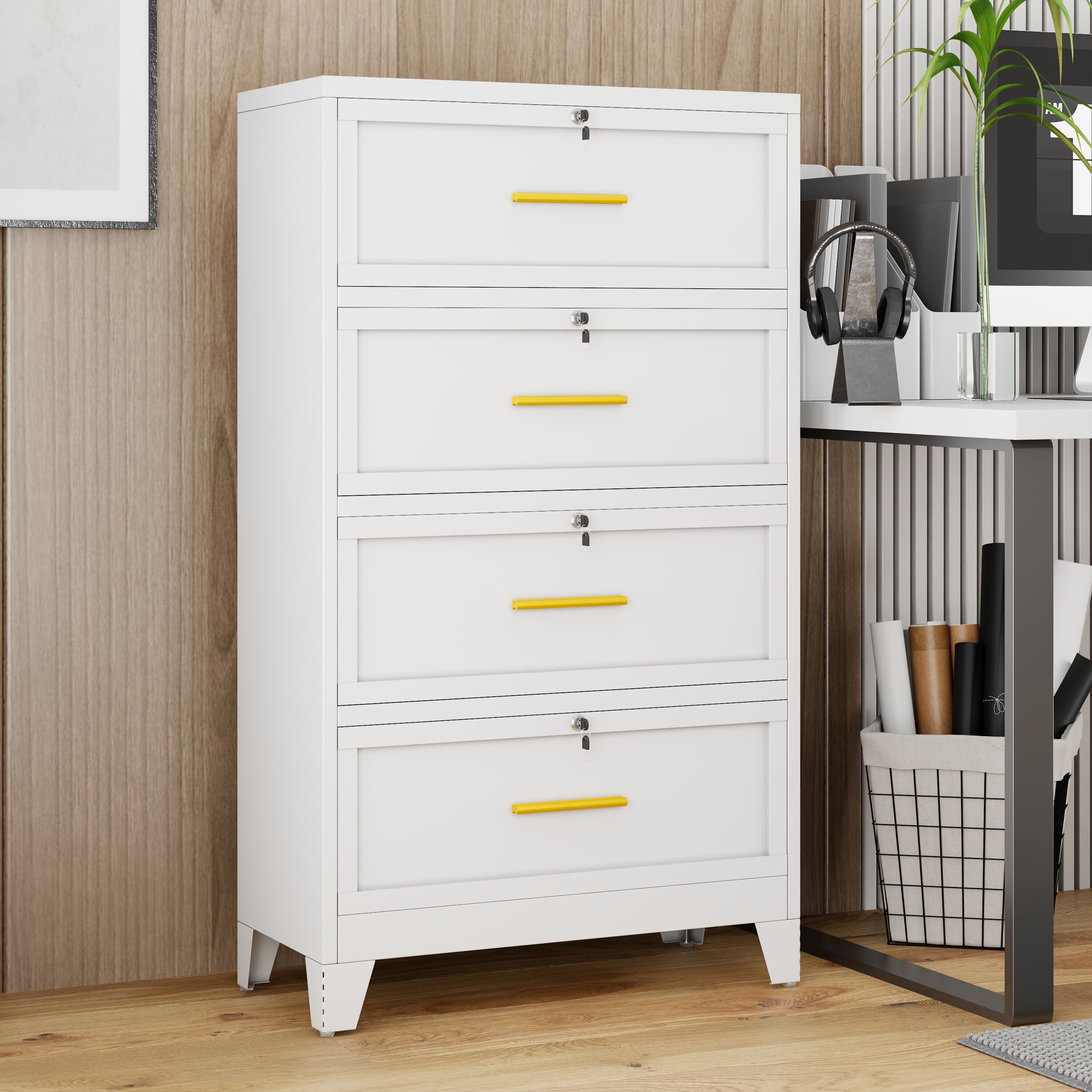 GAIOUS YSXR-K4-W Filing-Cabinets - View #7