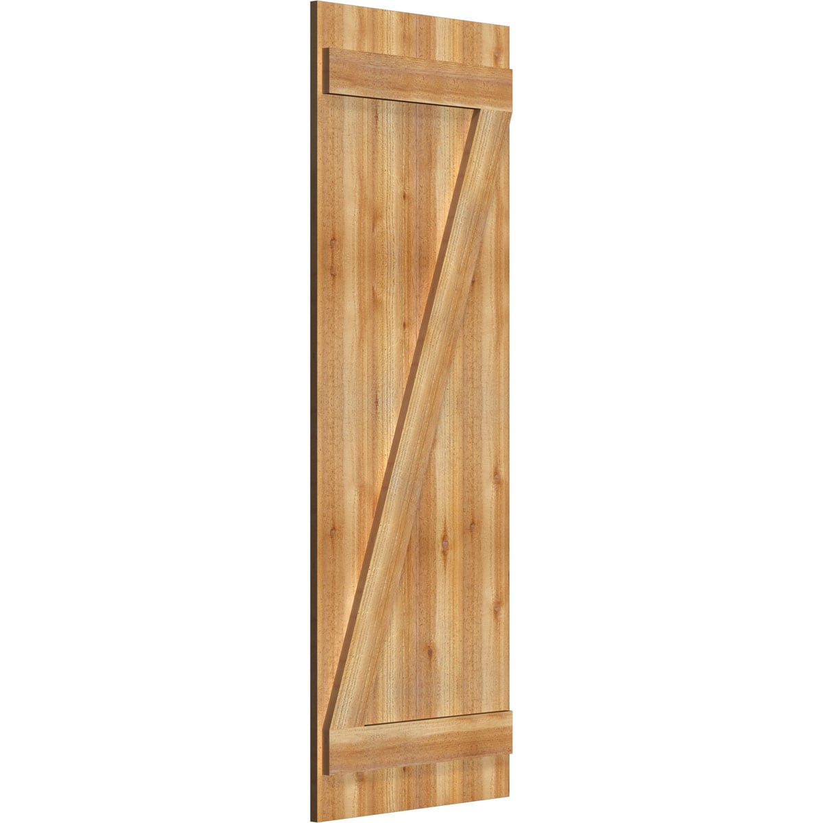 Ekena Millwork RBJ06Z21X061RWR Exterior-Shutters - View #2