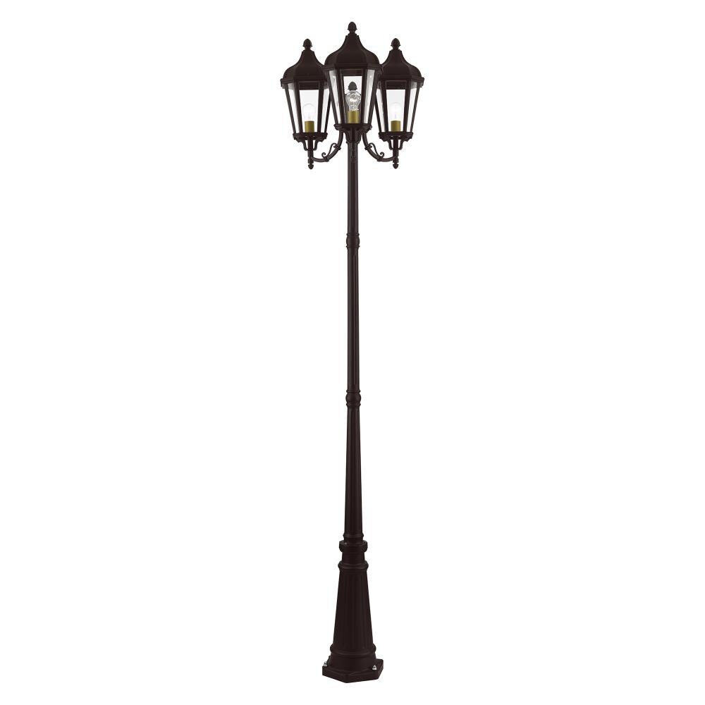 Livex Lighting Morgan 100-in H Bronze Hardwired LED Post Light 76198-07 ...