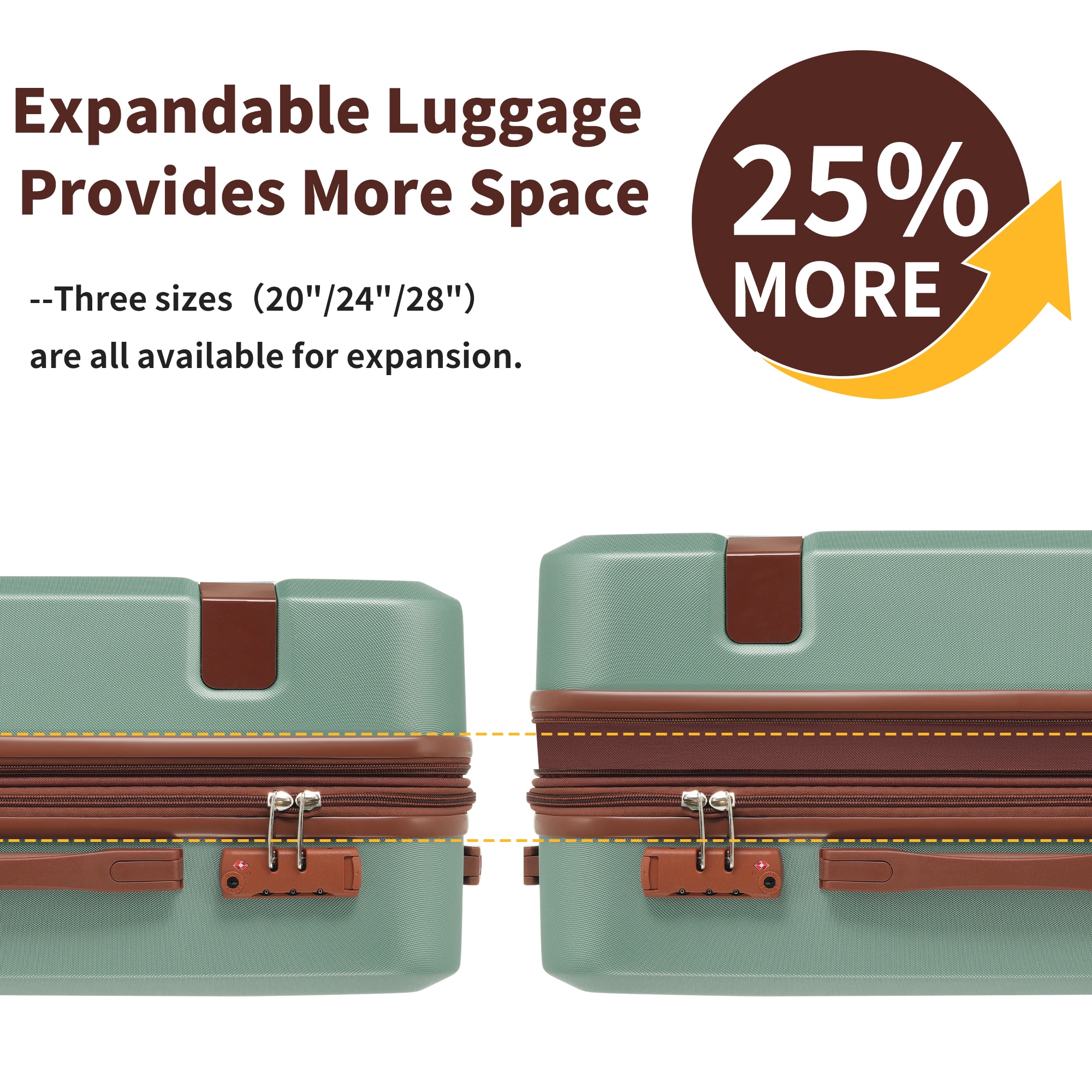 ModernLuxe N732P197378F Luggage-And-Luggage-Sets - View #6