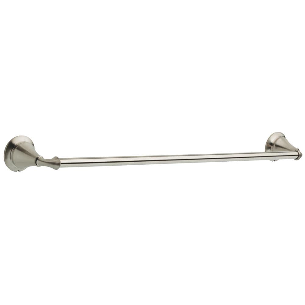 Delta 79424-SS Linden 24-in Brilliance Stainless Steel Wall mount Single Towel Bar
