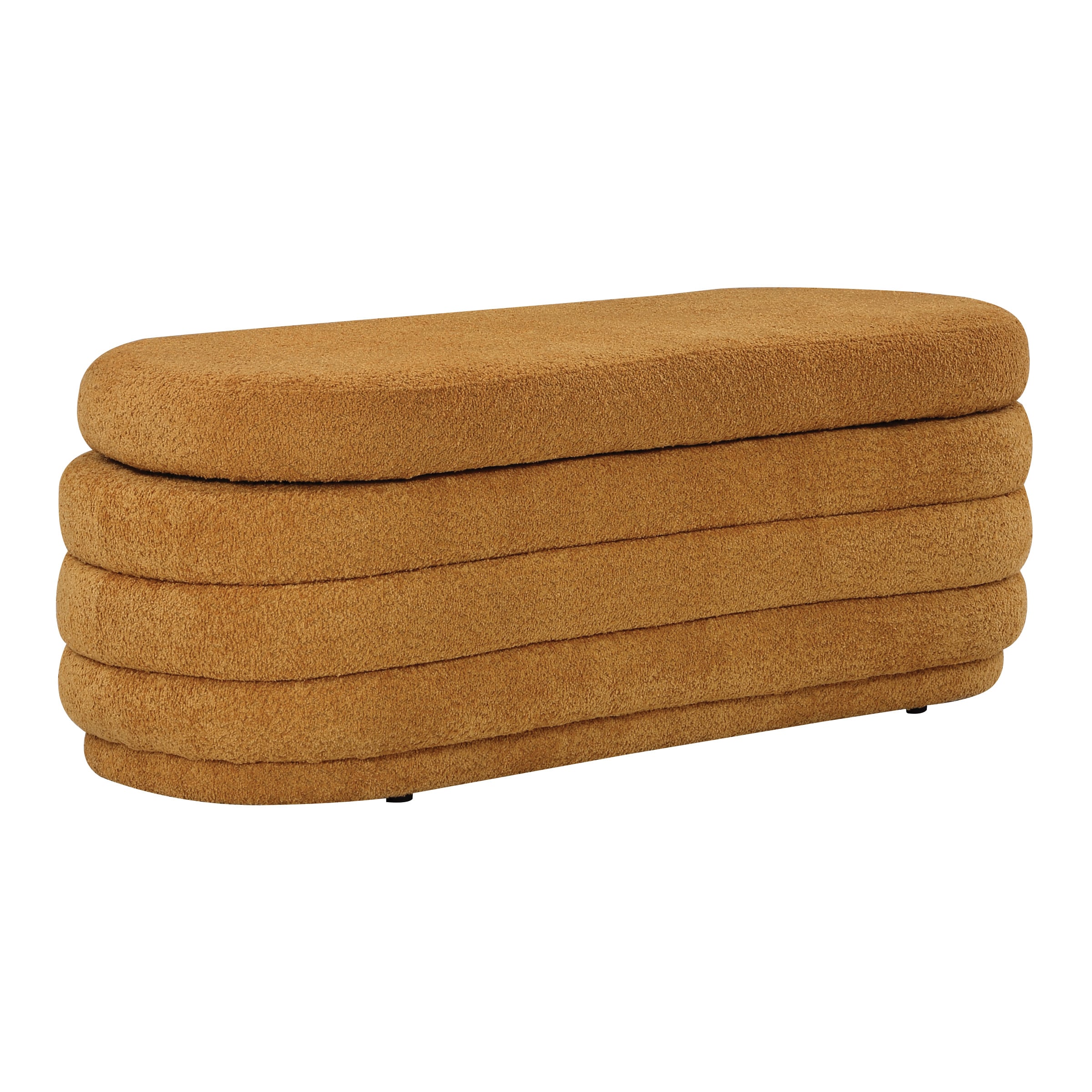 Office Star Products Eclectic Medallion Sherpa Storage Bench with