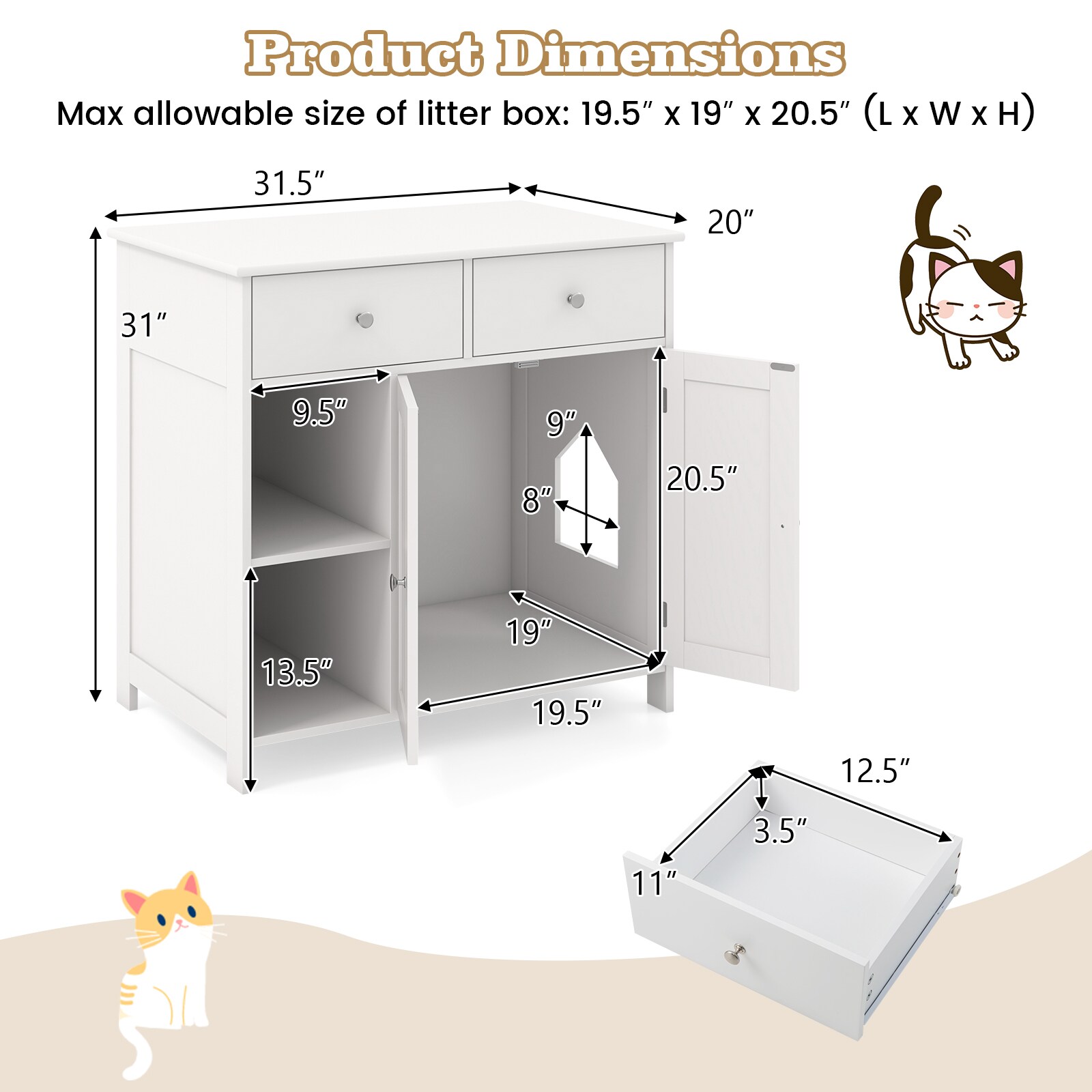 Slickblue D-CO-HW39101VP Litter-Boxes - Thumbnail View #3