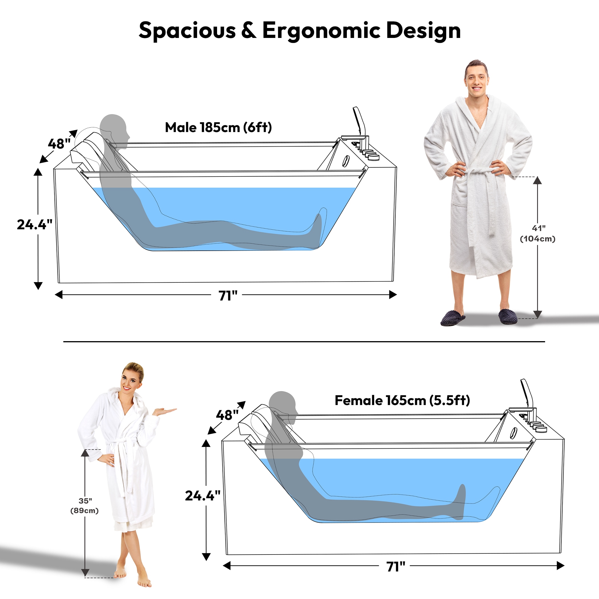 Empava EL-71PRO01 bathtubs - View #2