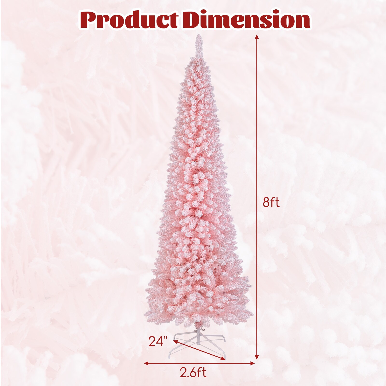 WELLFOR TX-HGY-10007US Artificial-Christmas-Trees - View #9