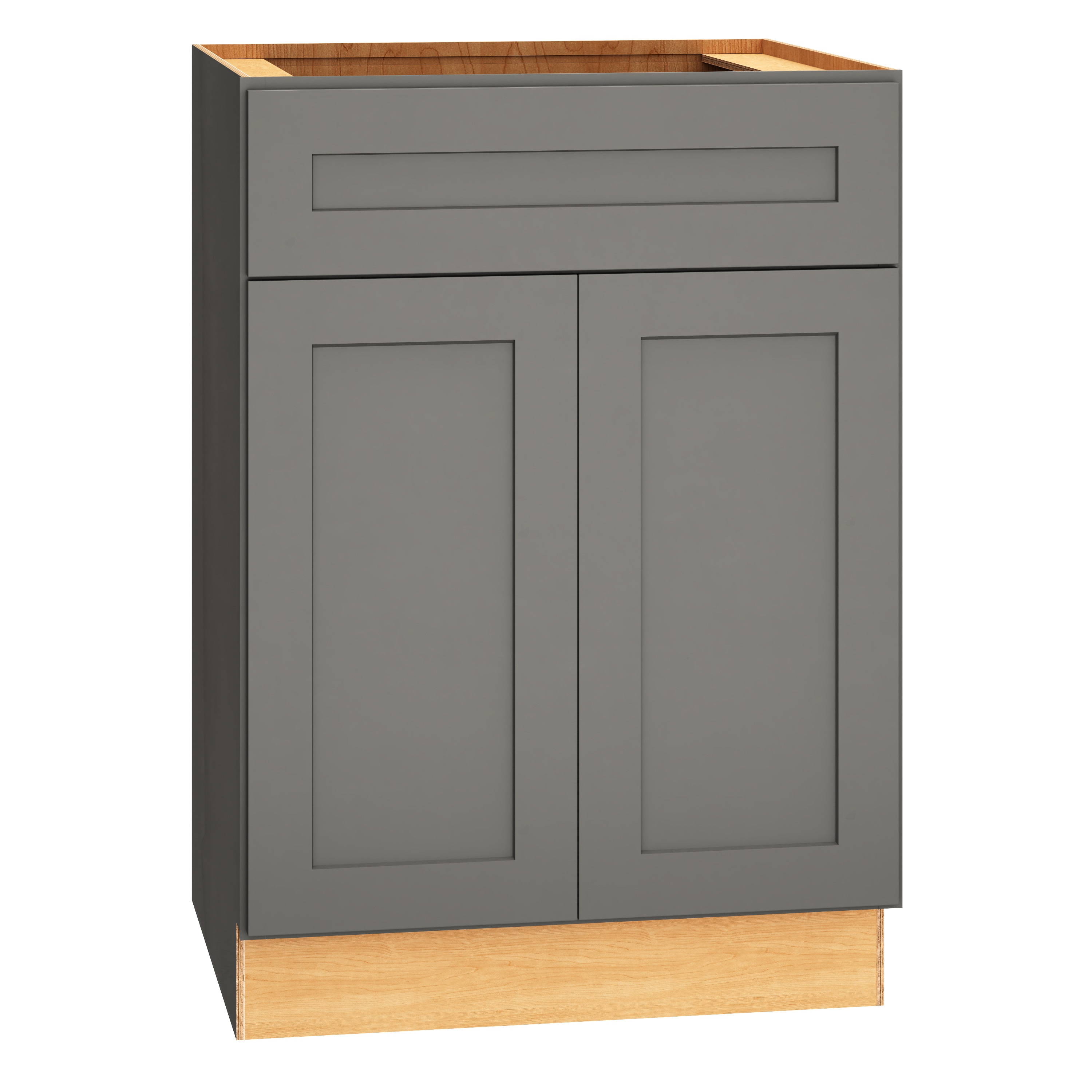 Diamond Express 328 VSB243421 Jamestown 24-in Moonstone Gray Bathroom Vanity Base Cabinet without Top