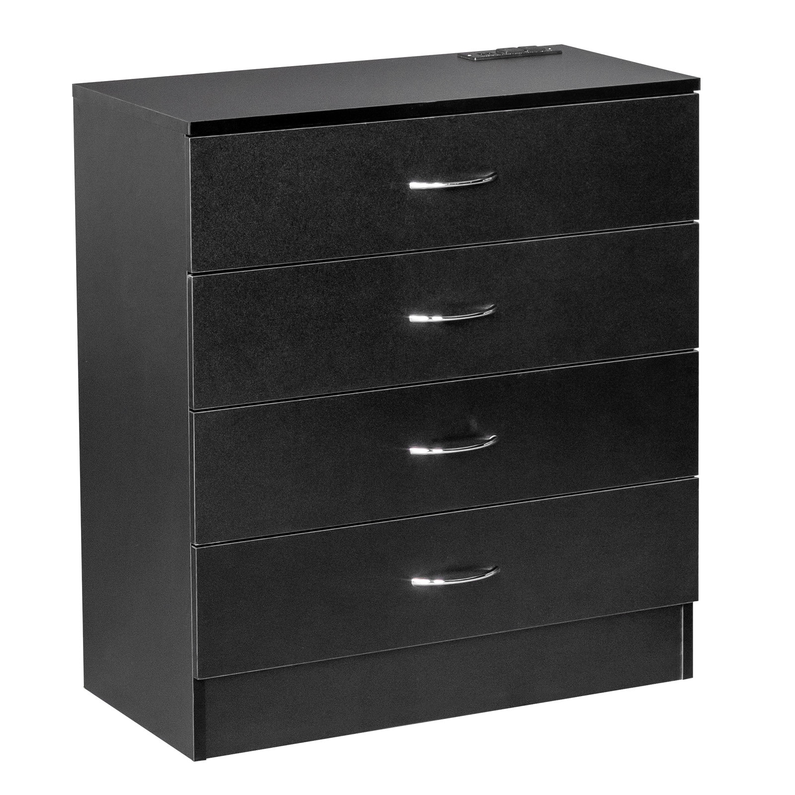 Winado LO1G52003875 Black 4 -Drawer Standard dresser