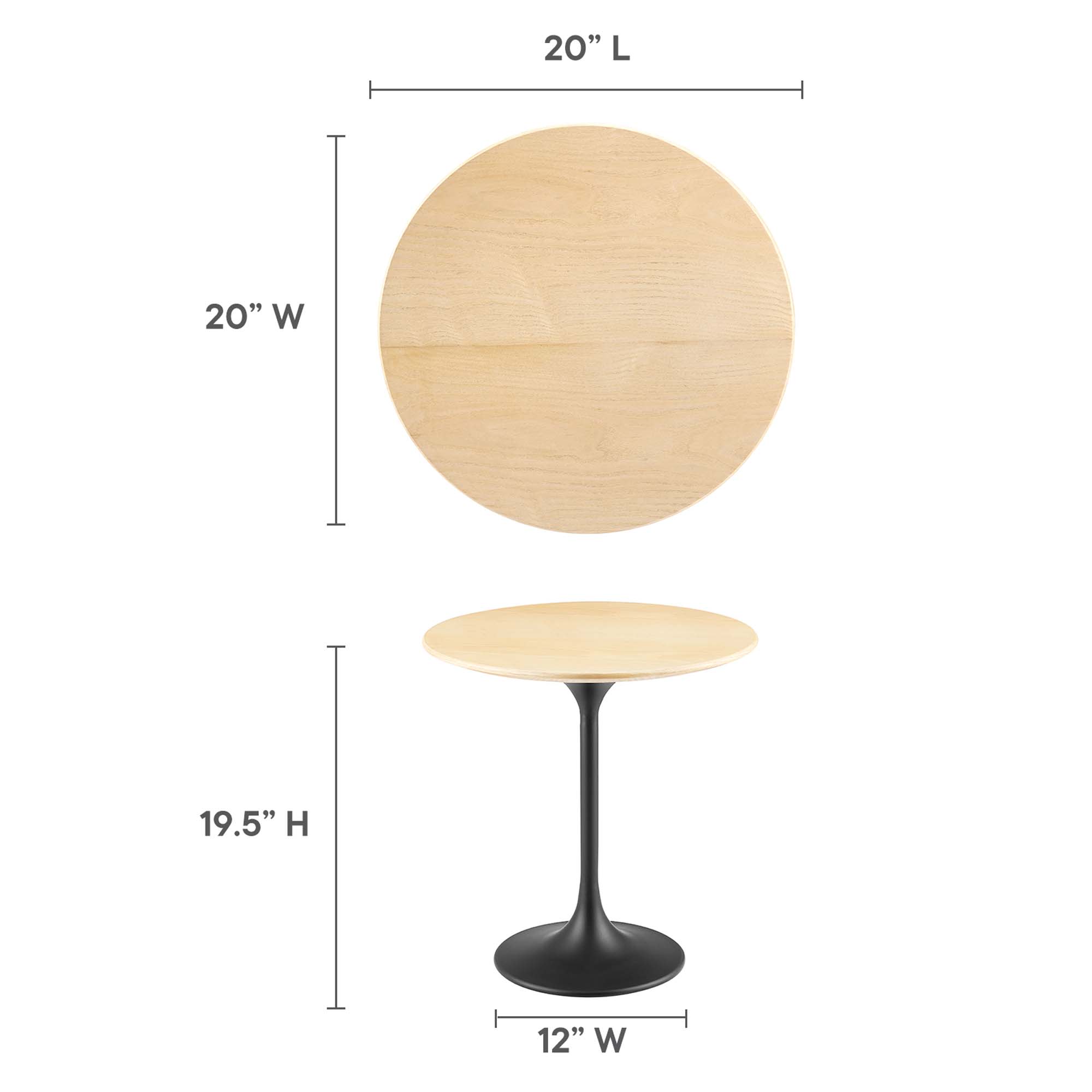 Modway EEI-5689-BLK-NAT End-Tables - View #3