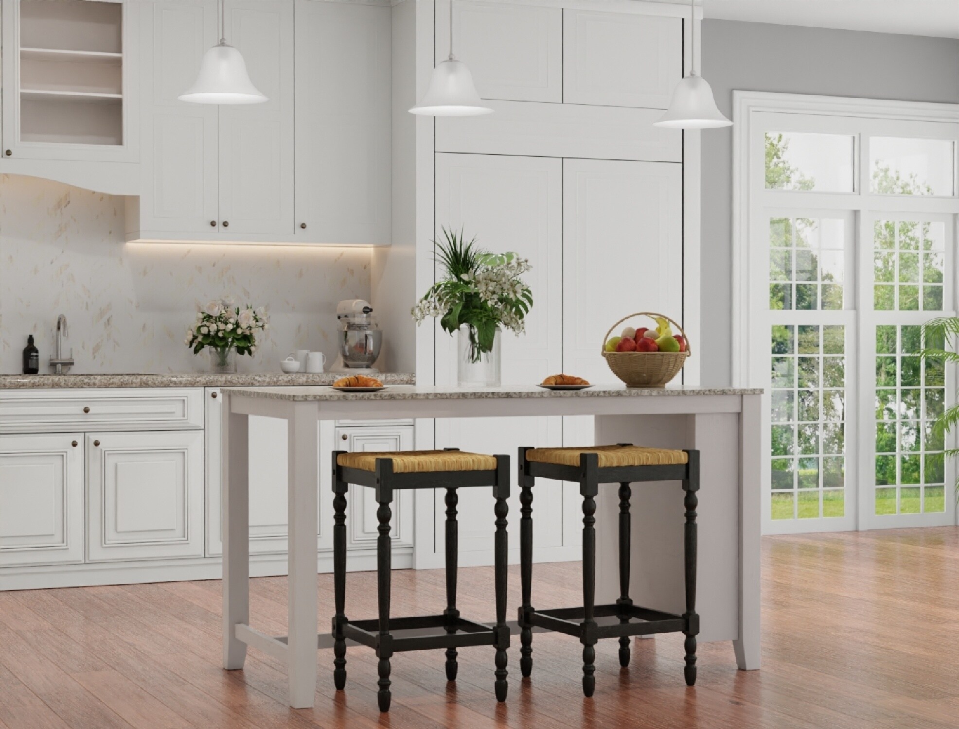 Carolina Cottage 2663-RTA-AB stools - View #8