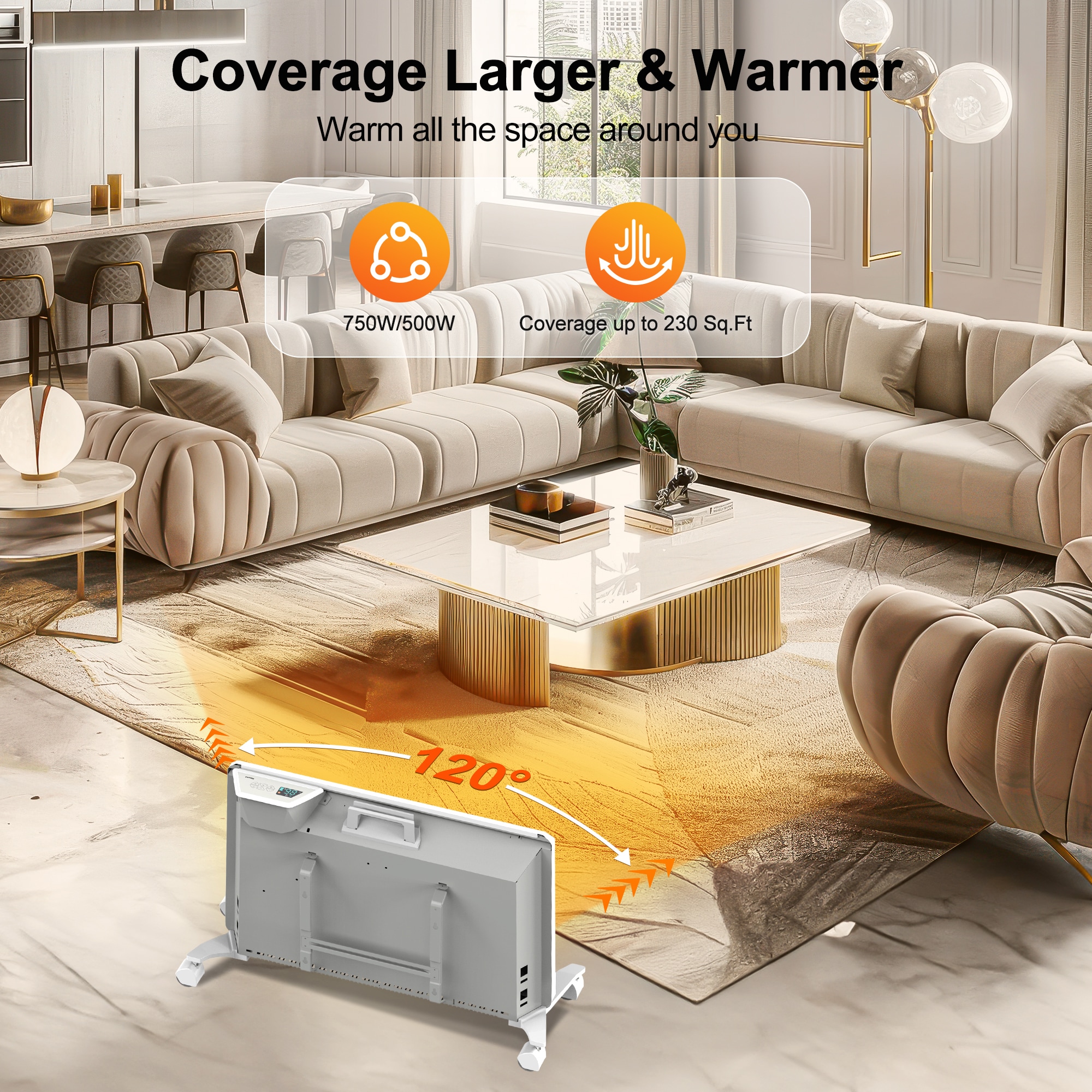 EdenDirect NCBK0408005 Portable-Electric-Heat - View #3