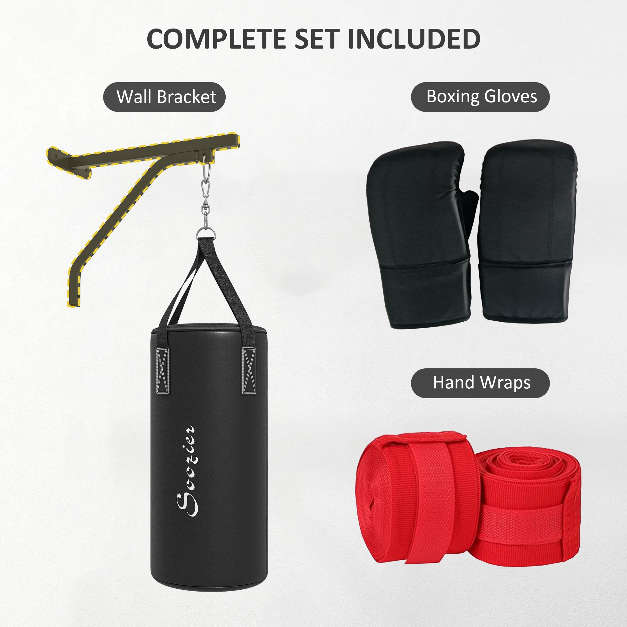 BeneLabel 24 Heavy Bag Wall Mount With Sri Lanka - View #3