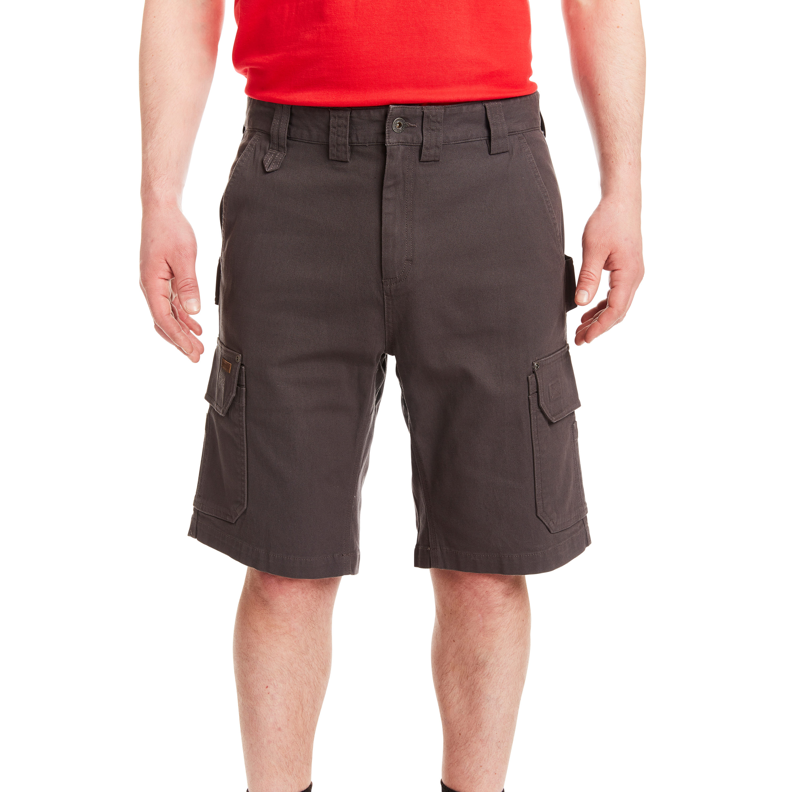 Smith's Workwear Men's Dark Grey Canvas Cargo Shorts (42) in the Shorts ...