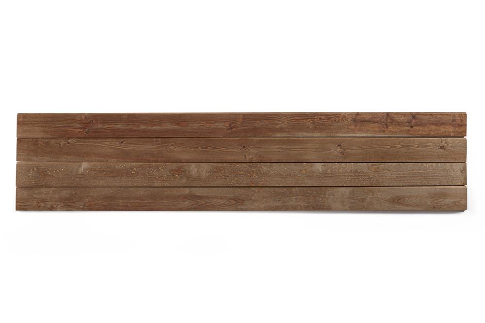 Timberwall Stained Brown Pine Shiplap Wall Plank (covers 12.9-sq Ft) At 