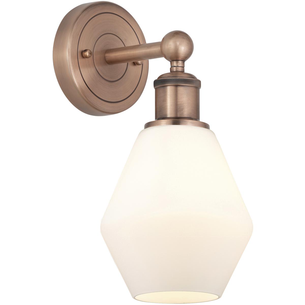 Innovations Lighting -  616-1W-AC-G651-6 Cindyrella Wall Sconce Antique Copper