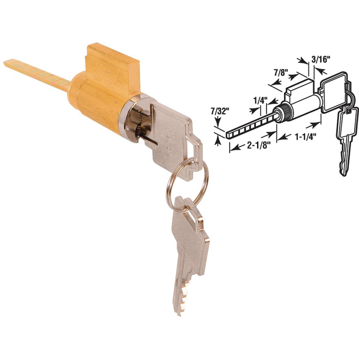 Slide-A-Shelf 1505 Sliding-Patio-Door-Cylinder-Locks - View #3