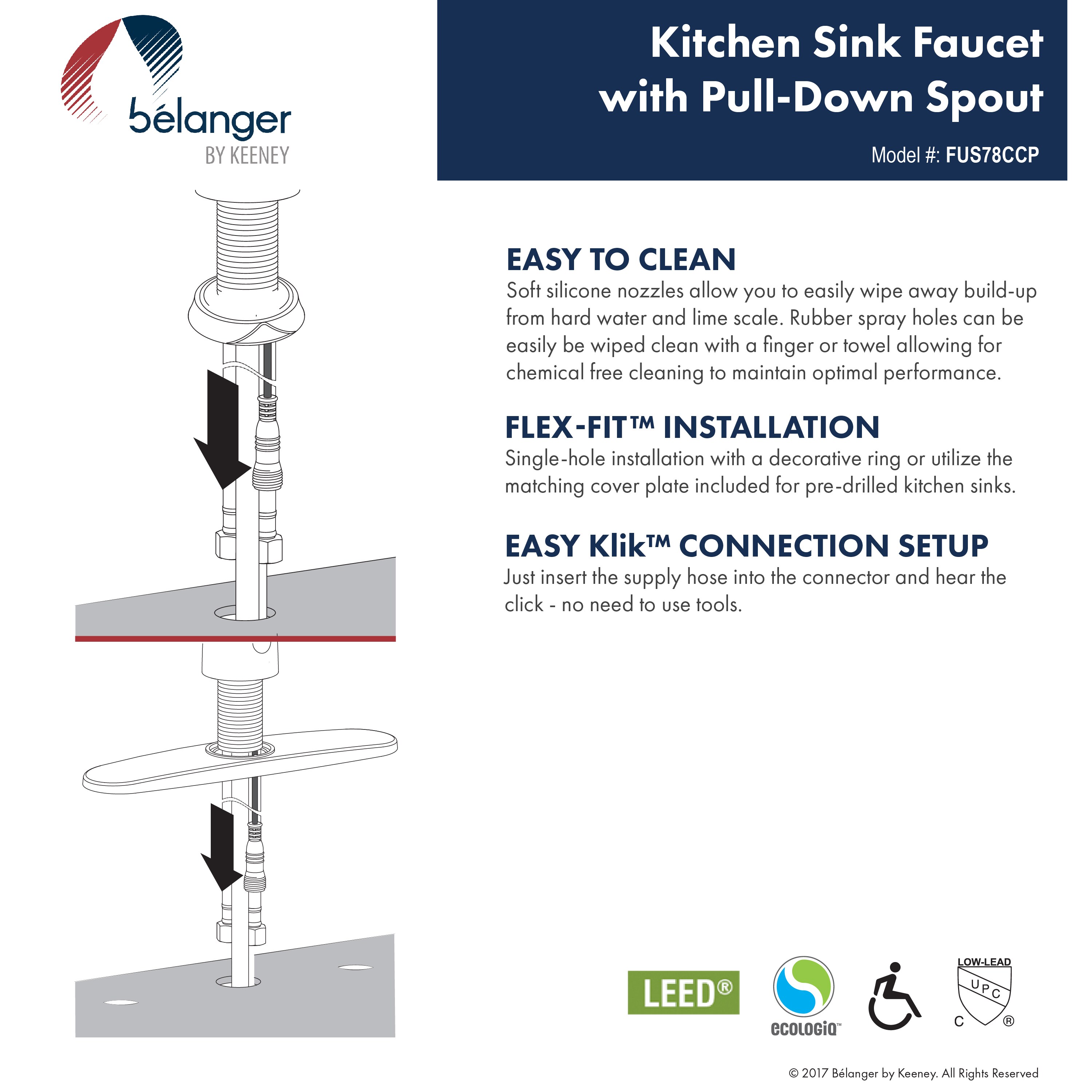 Belanger FUS78CCP Kitchen-Faucets - View #13