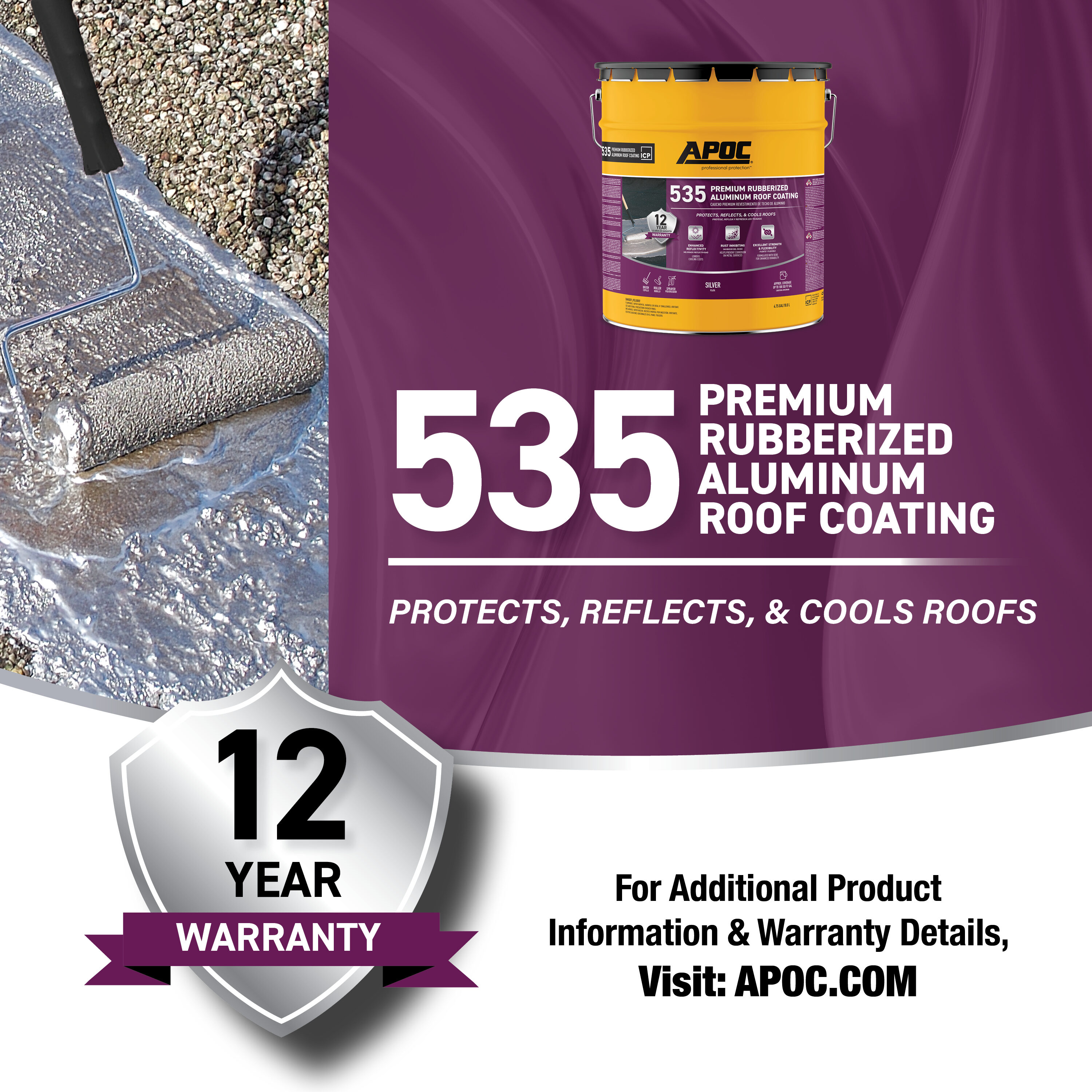 APOC AP-5355 Reflective-Roof-Coatings - View #7