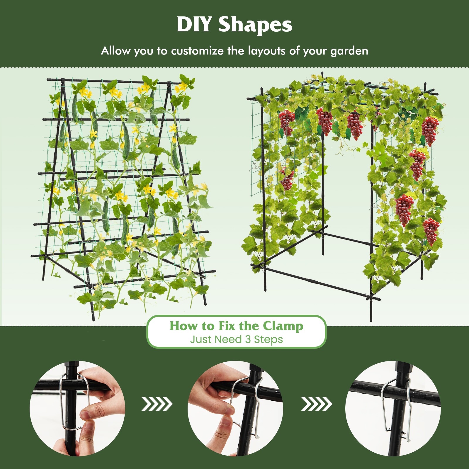  YSGT416671BK Garden-Trellis - View #3