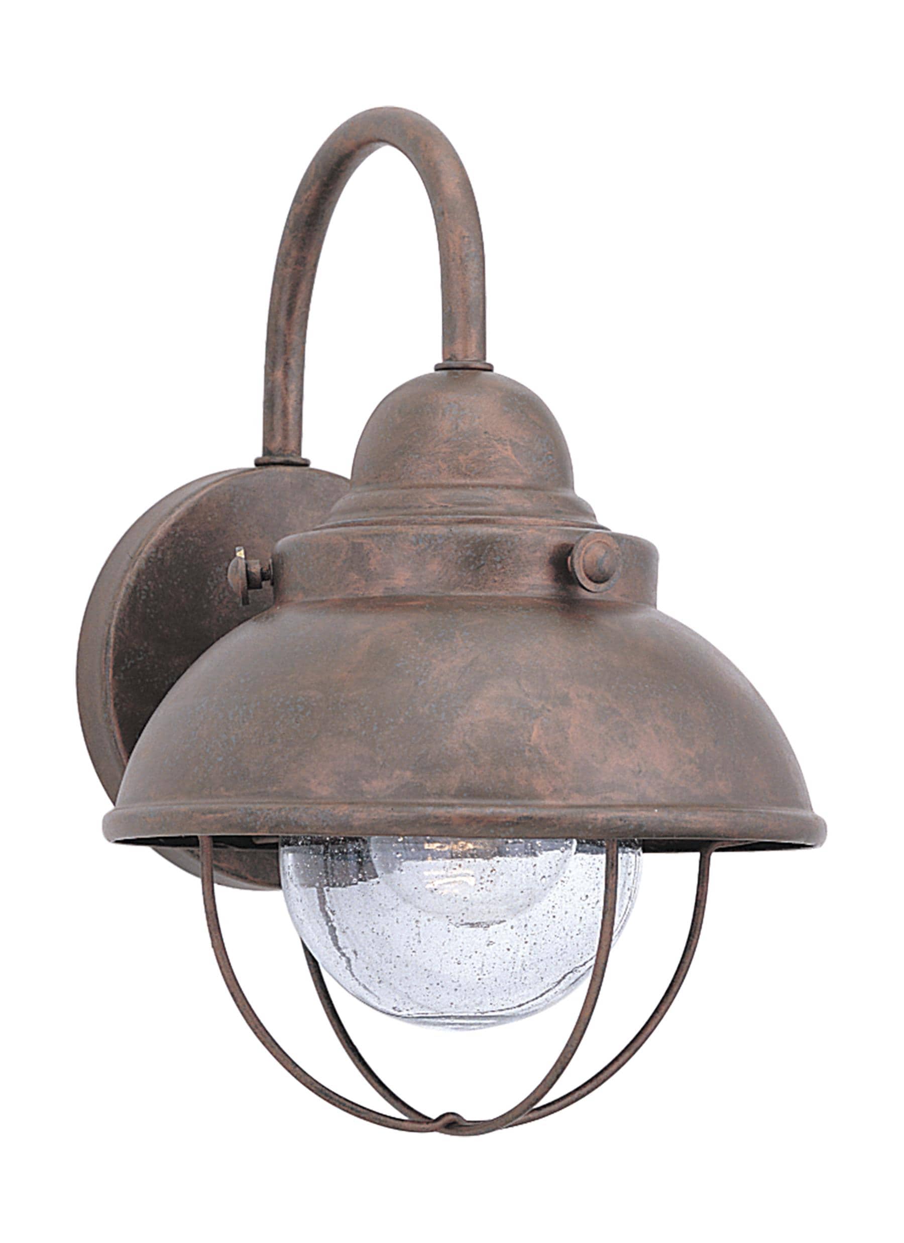 Generation Lighting 8870EN3-44 Sebring 1 -Light 11.25-in H Copper Hardwired Dark Sky Outdoor Wall Light