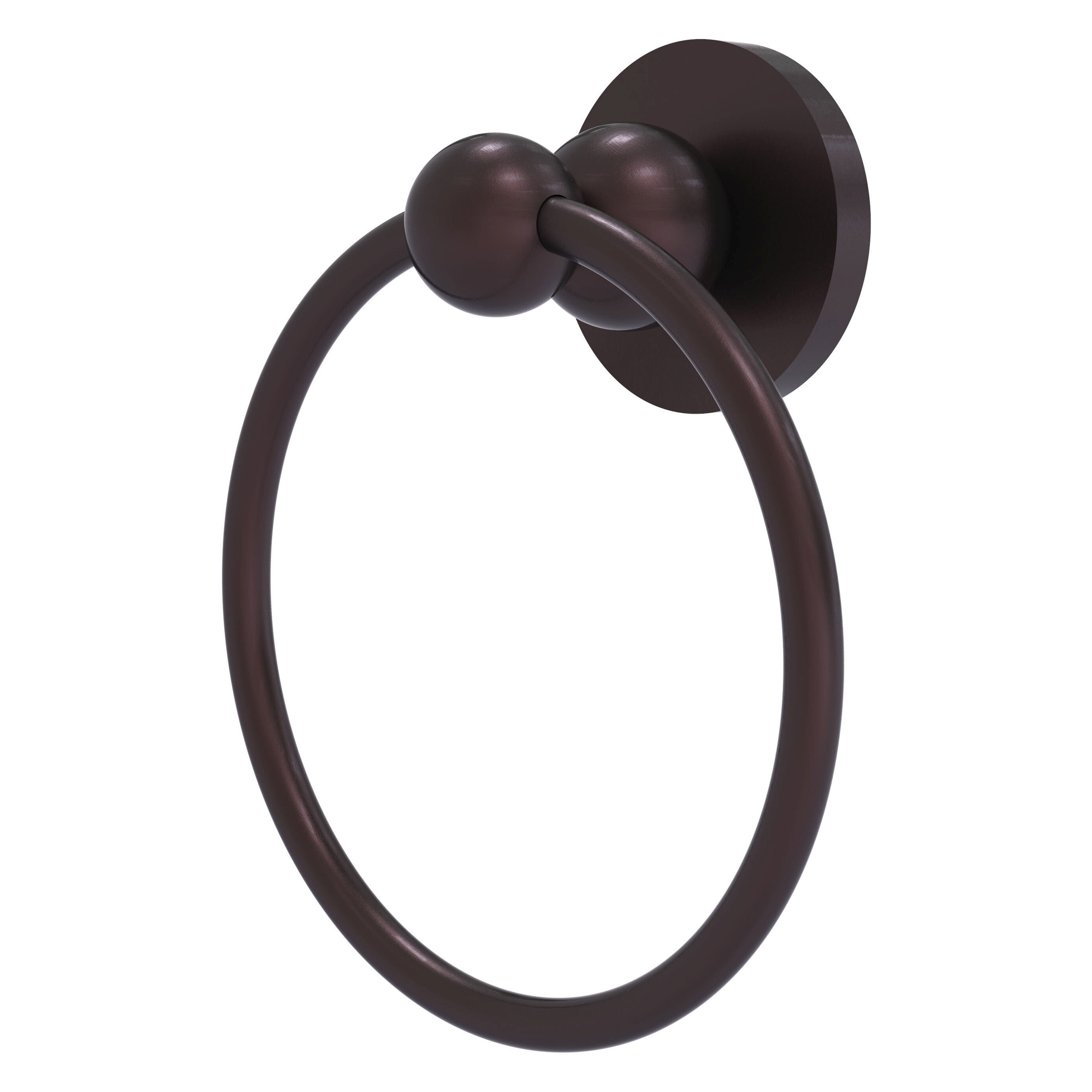 Allied Brass BL-16-ABZ Bolero Antique Bronze Wall mount Single Towel Ring
