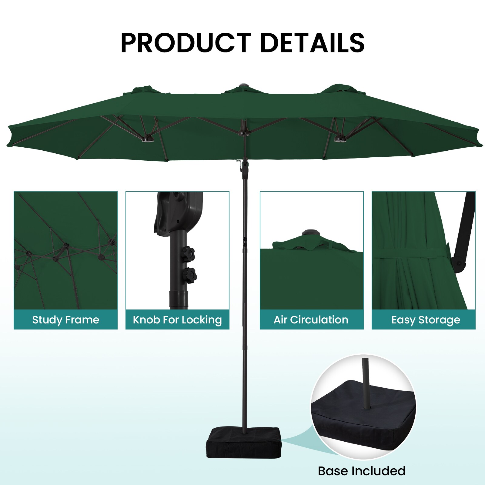 JEAREY EDSCXJS+SD-10FT-OR Umbrellas-2 - View #6