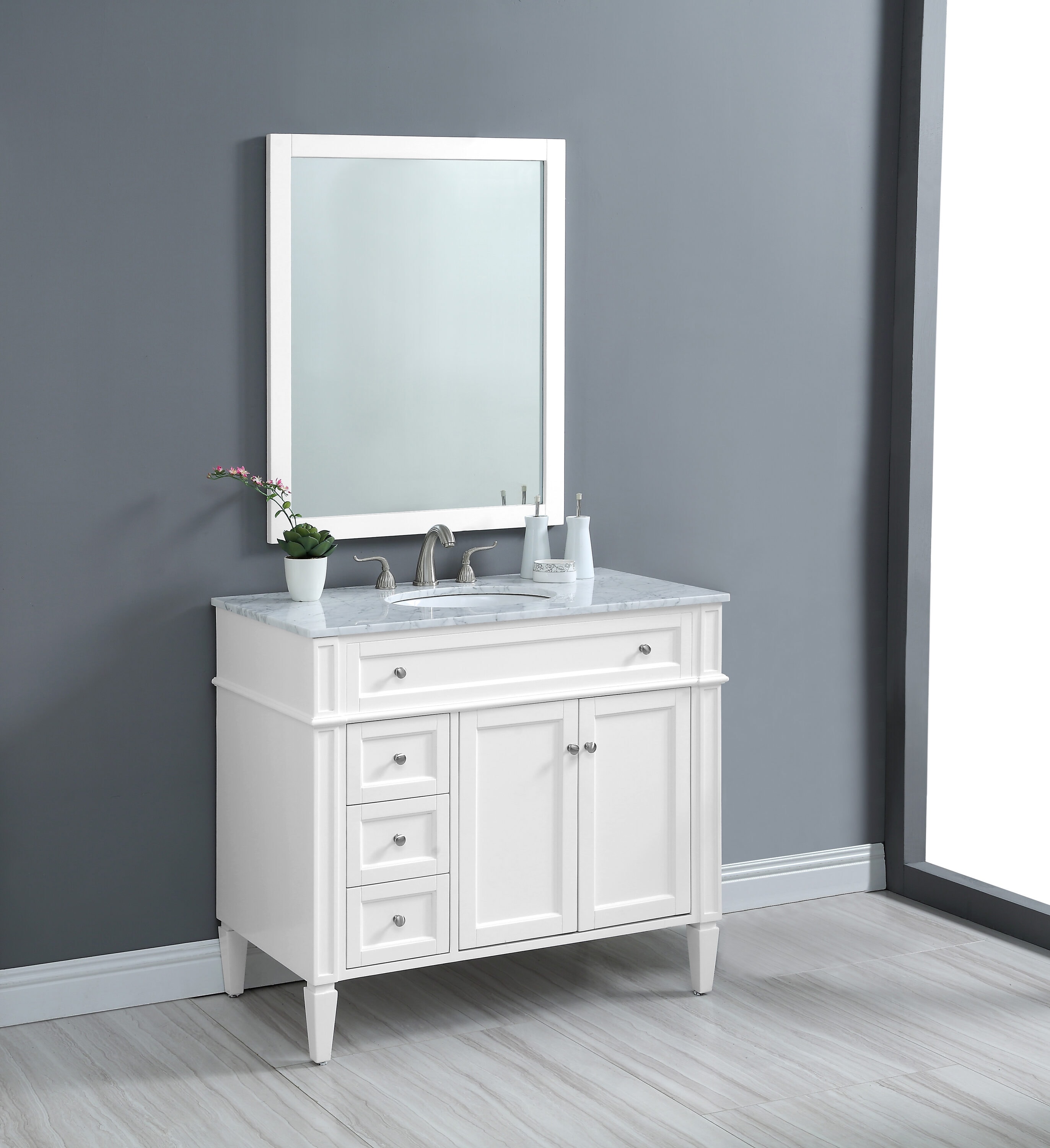 Elegant Decor FI37540WH Bath-Vanity-Combo - View #10