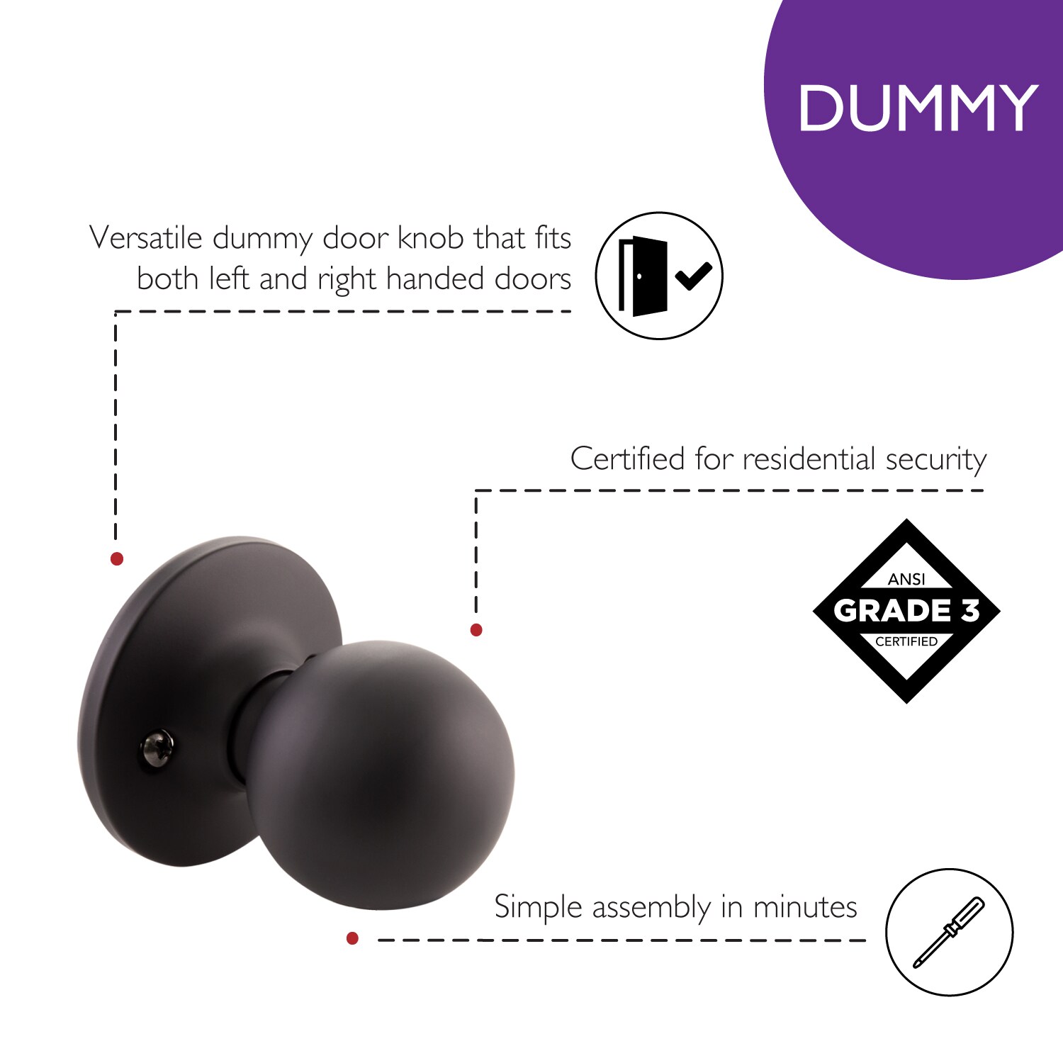 Design House 779082 Door-Knobs - View #7