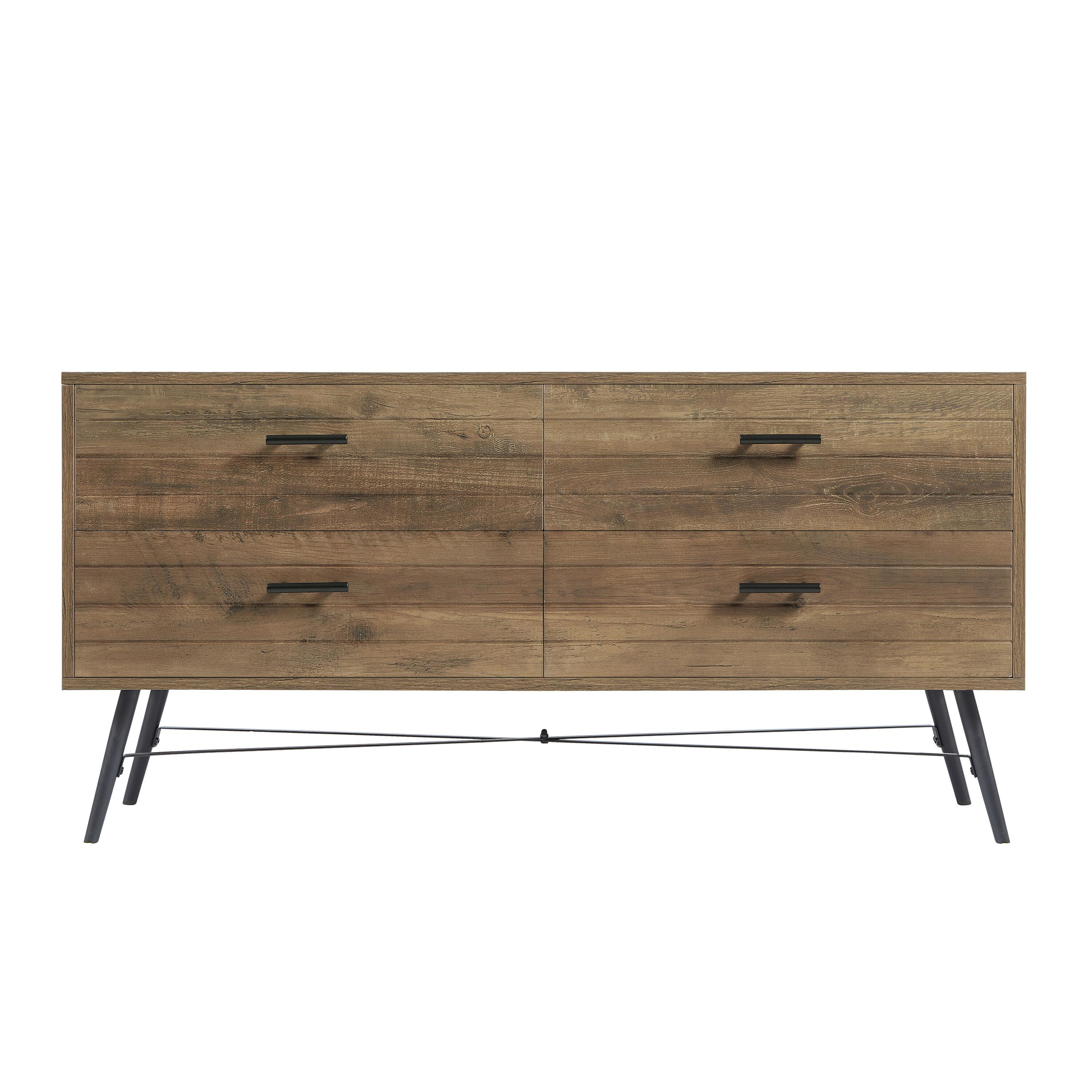 Flynama L-P152741 Modern/Contemporary Walnut Brown TV stand ( Accommodates TVs up to 50-in )