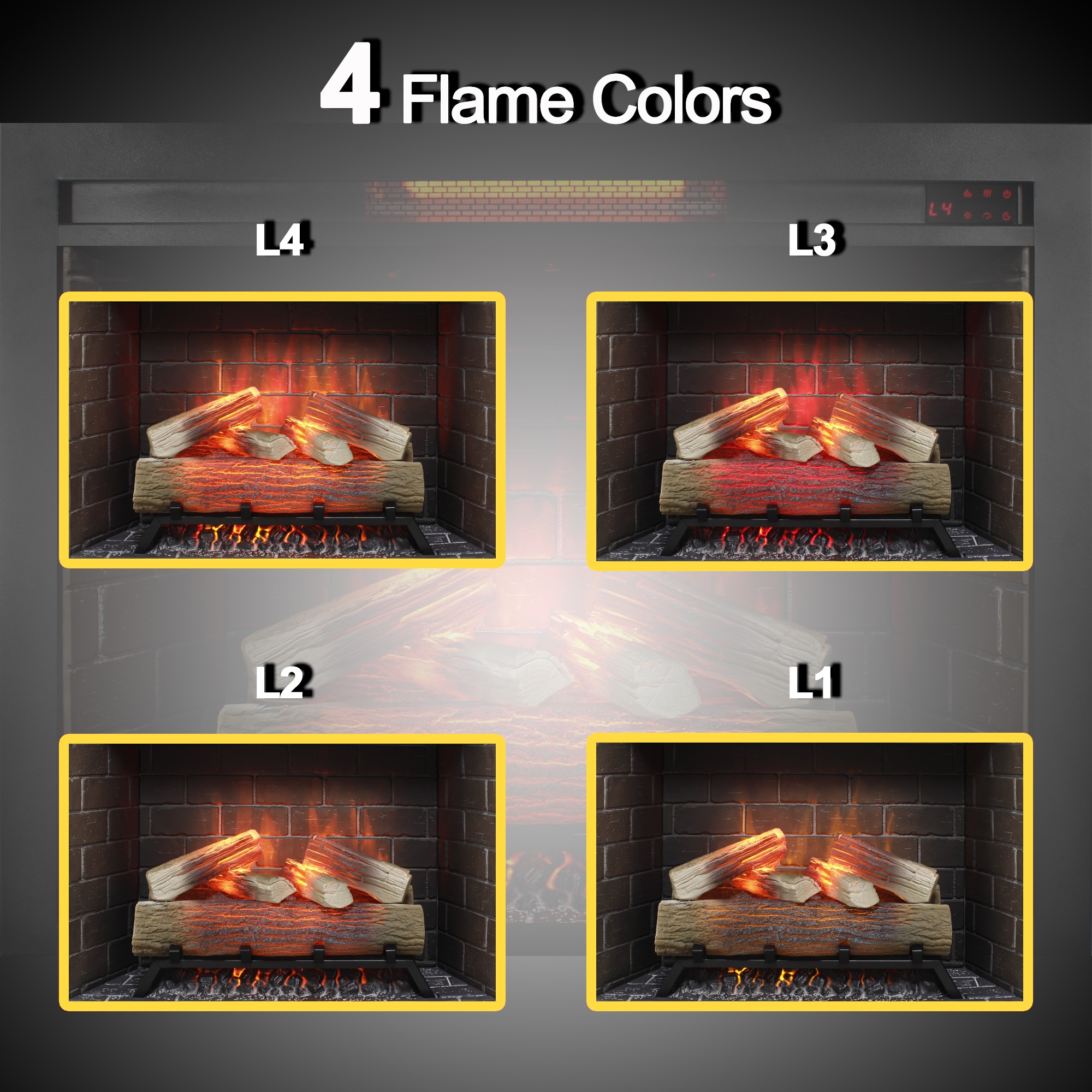 Clihome VL-EF40T Electric-Fireplaces - View #5