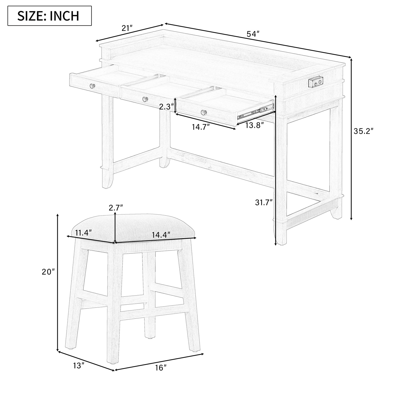 SINOFURN SYA010269WT Dining-Sets - View #6