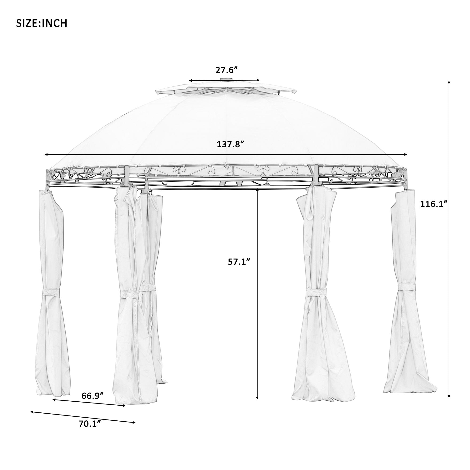 Bayfeve BFUS-732AA Wood-Resin-Gazebos - View #12