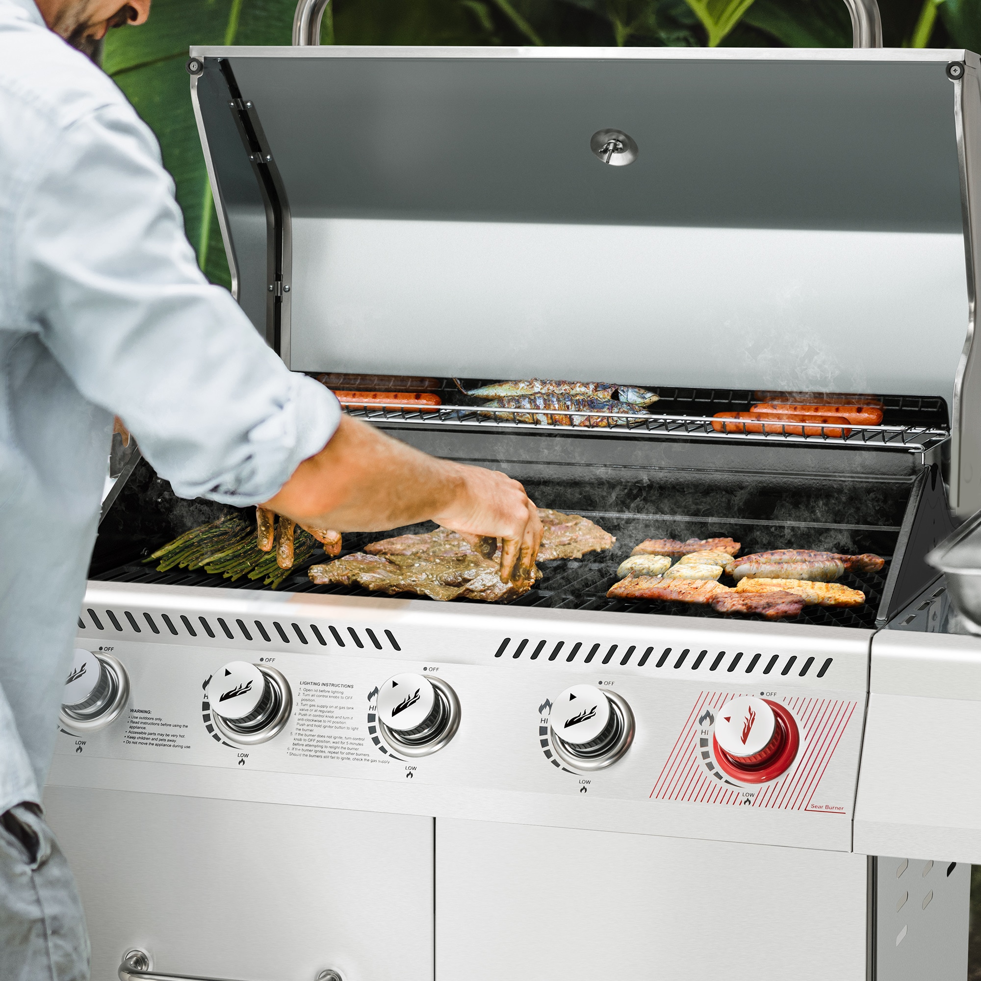 Royal Gourmet GA5404S Gas-Grill - View #15