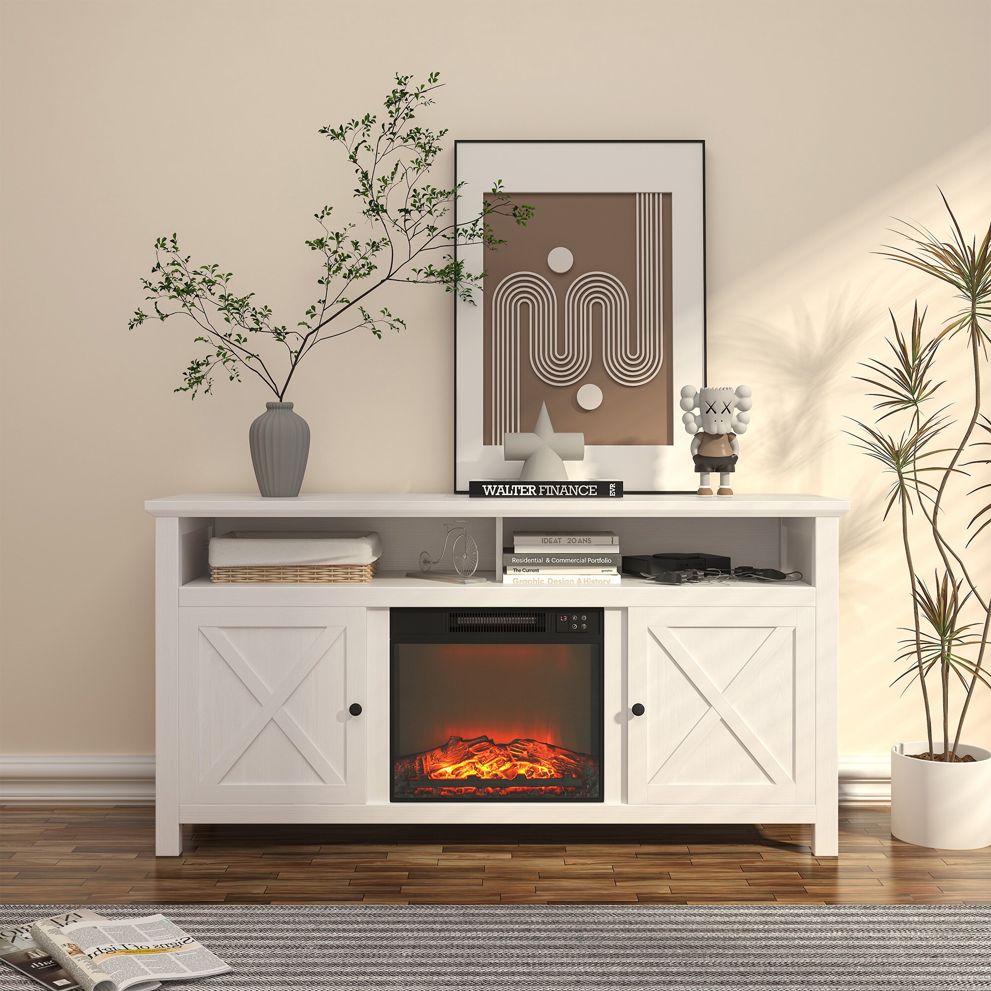 Clihome CL-SX1HA58WH Electric-Fireplaces - View #6