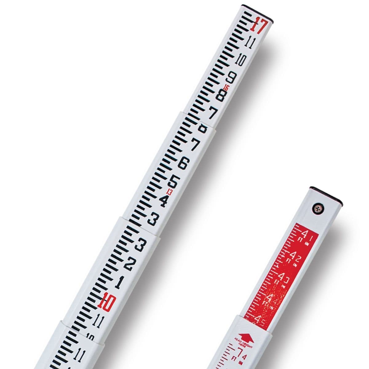 SitePro 158014  11-SPR17-C 17-ft Fiberglass Leveling Rod (SVR-type) Inches