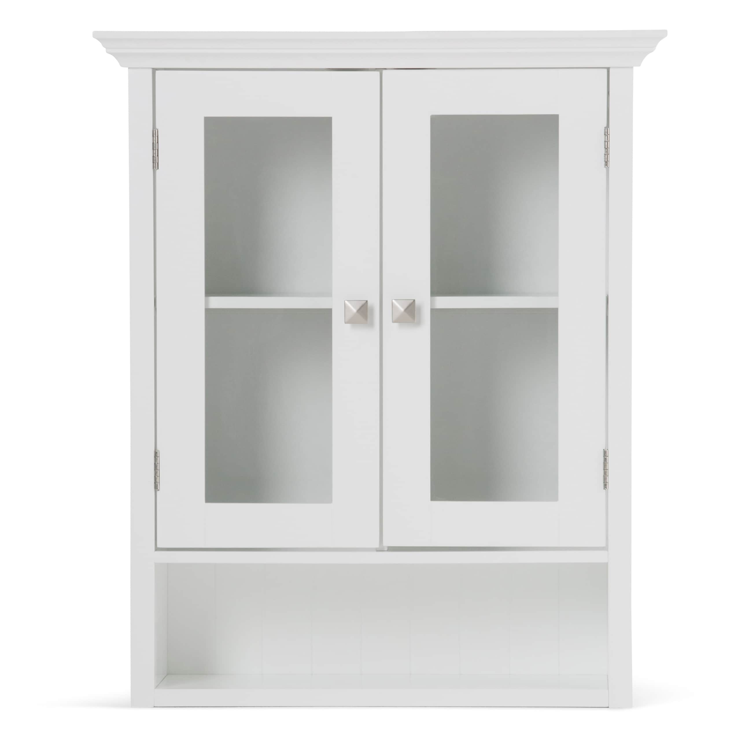 Simpli Home AXCBSACA04-WH Bathroom-Wall-Cabinets - View #2