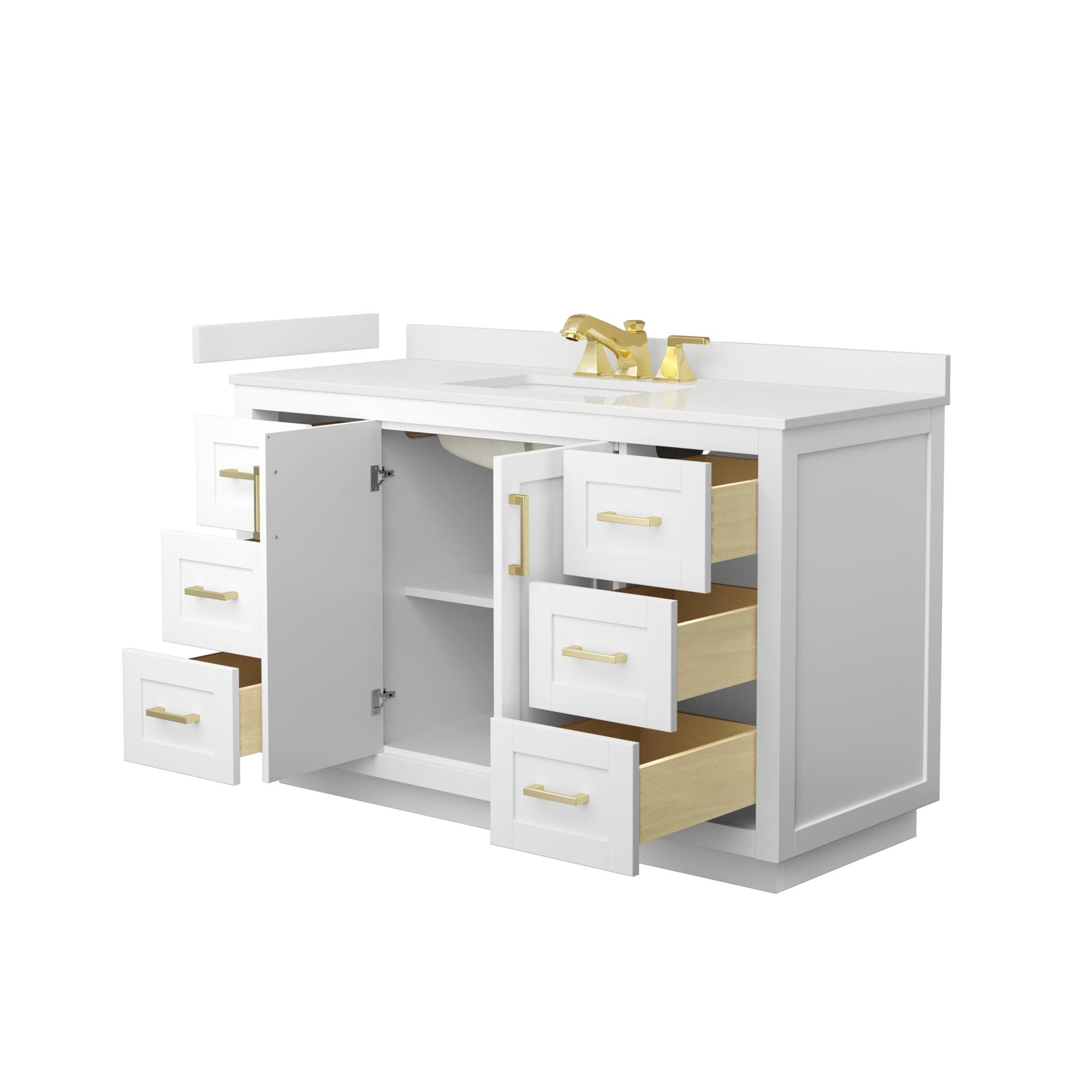 Wyndham Collection WCF292954SWGWQUS3MXX Bath-Vanity-Combo - View #3