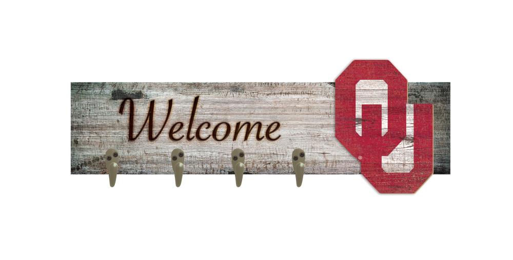 Fan Creations NCAA Oklahoma Sooners 12" X 6" Team Color Logo